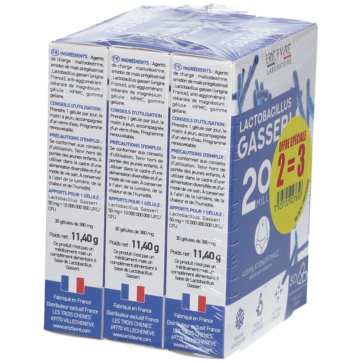 ERIC FAVRE® Lactobacillus Gasseri 200 Milliards