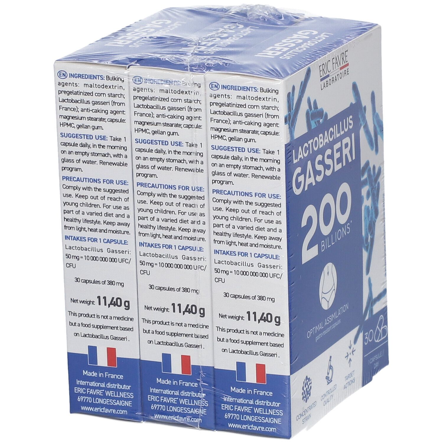 ERIC FAVRE® Lactobacillus Gasseri 200 Milliards