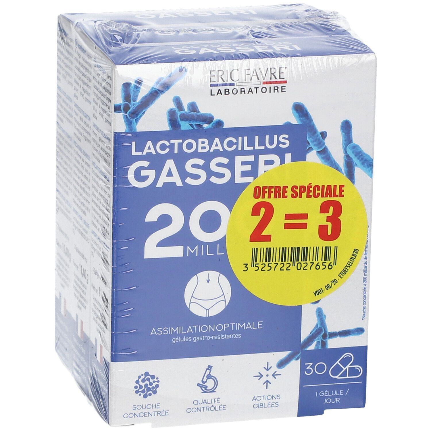 ERIC FAVRE® Lactobacillus Gasseri 200 Milliards