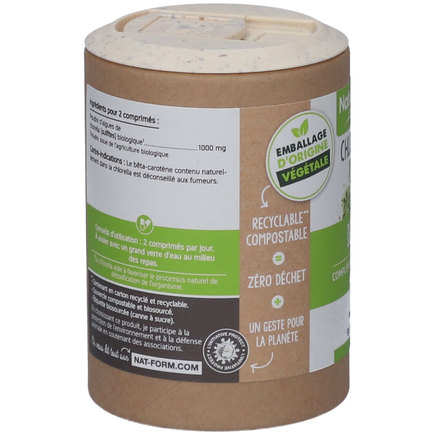 NAT&FORM ECO CHLORELLA BIO CPR 90