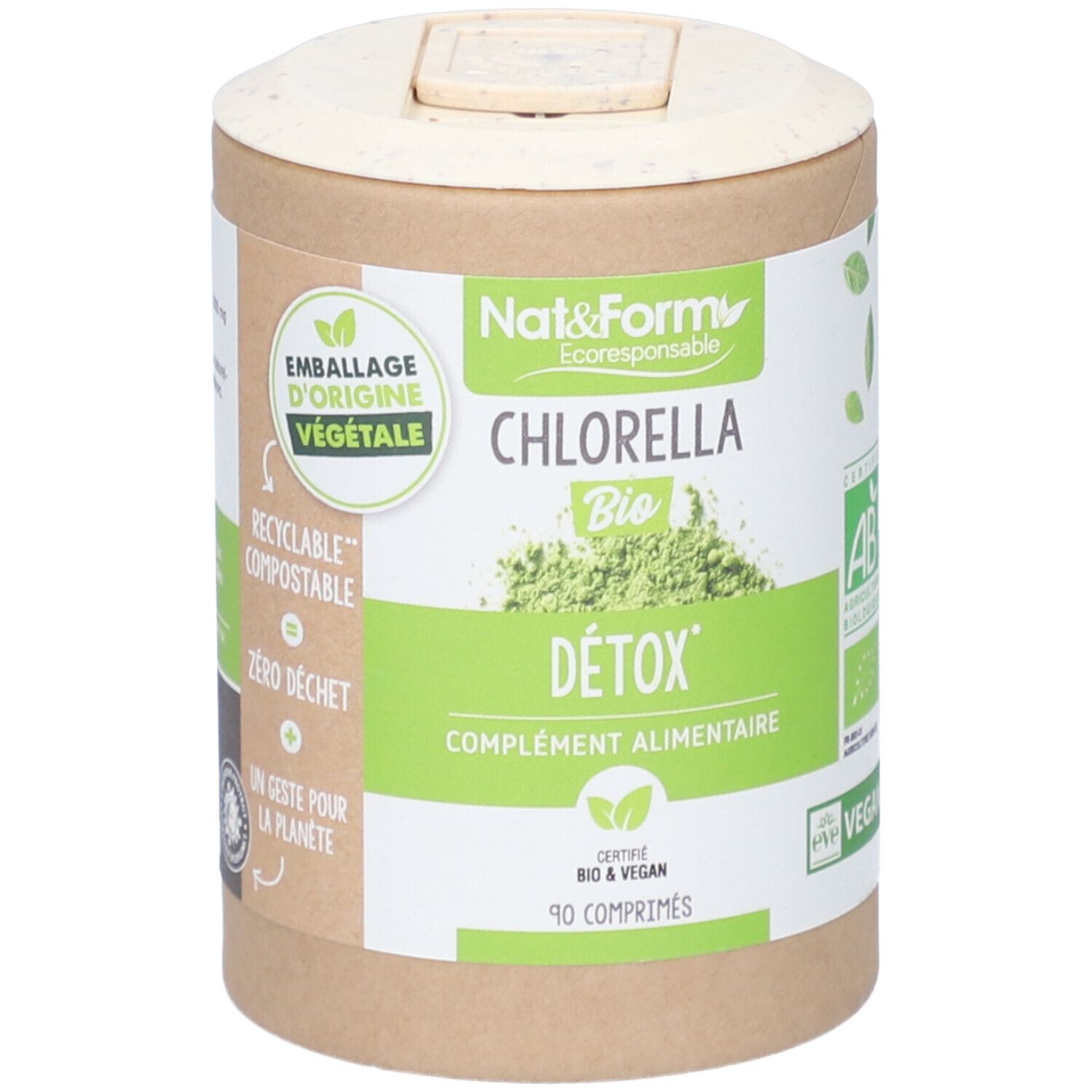 NAT&FORM ECO CHLORELLA BIO CPR 90