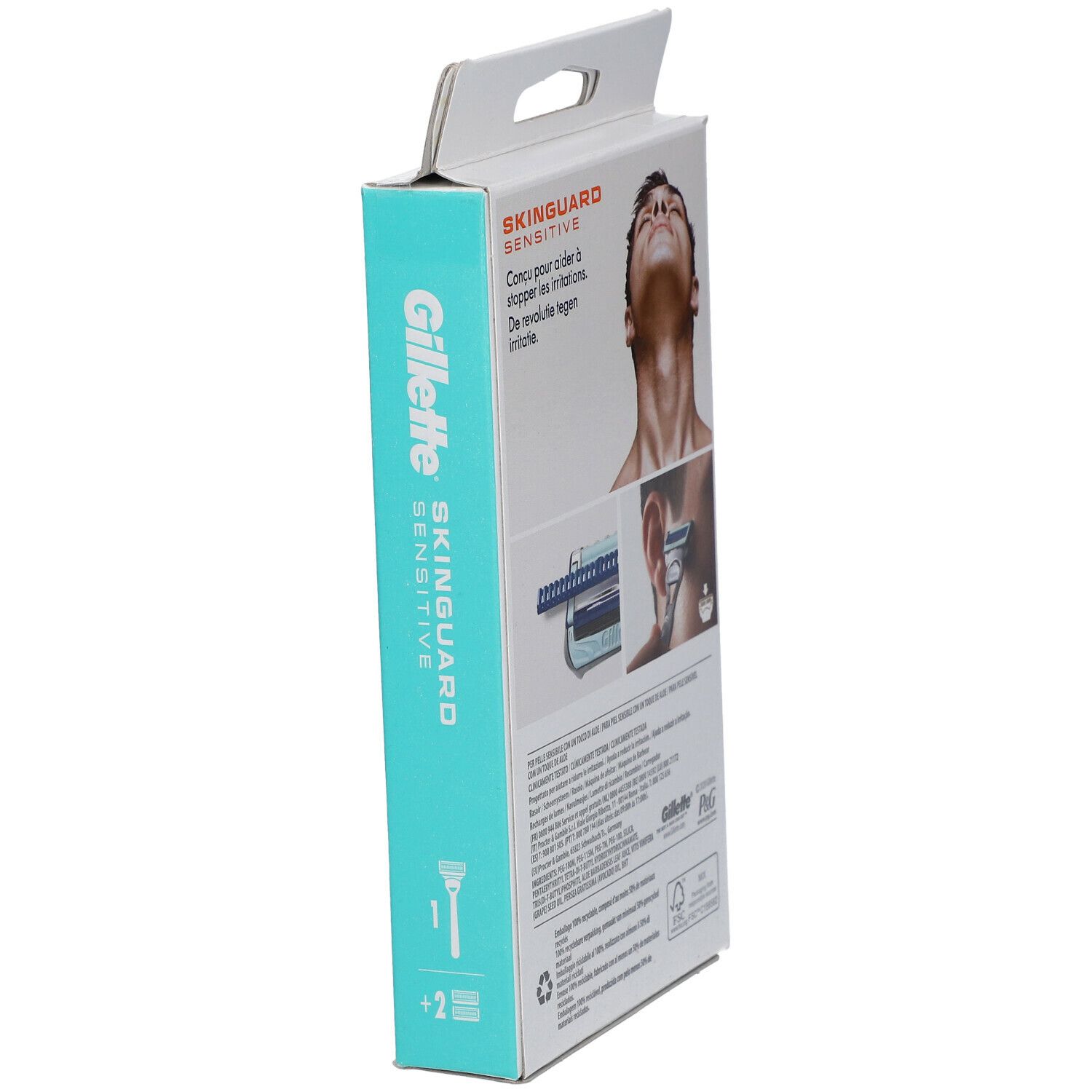 Gillette® SkinGuard Sensitive Rasierapparat Aloe Vera