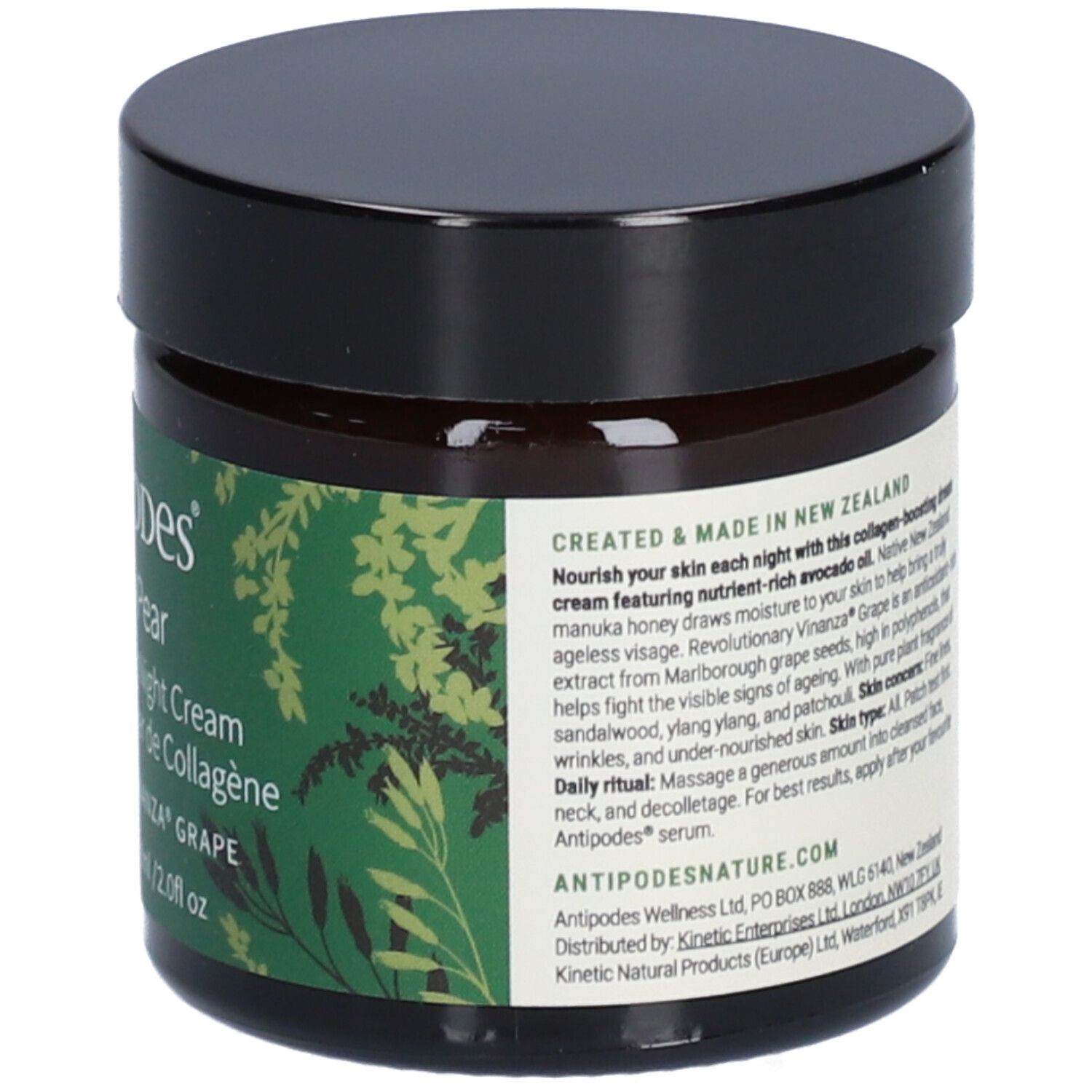 ANTIPODES AVOCADO PEAR CRÈME DE NUIT BOOSTER DE COLLAGÈNE