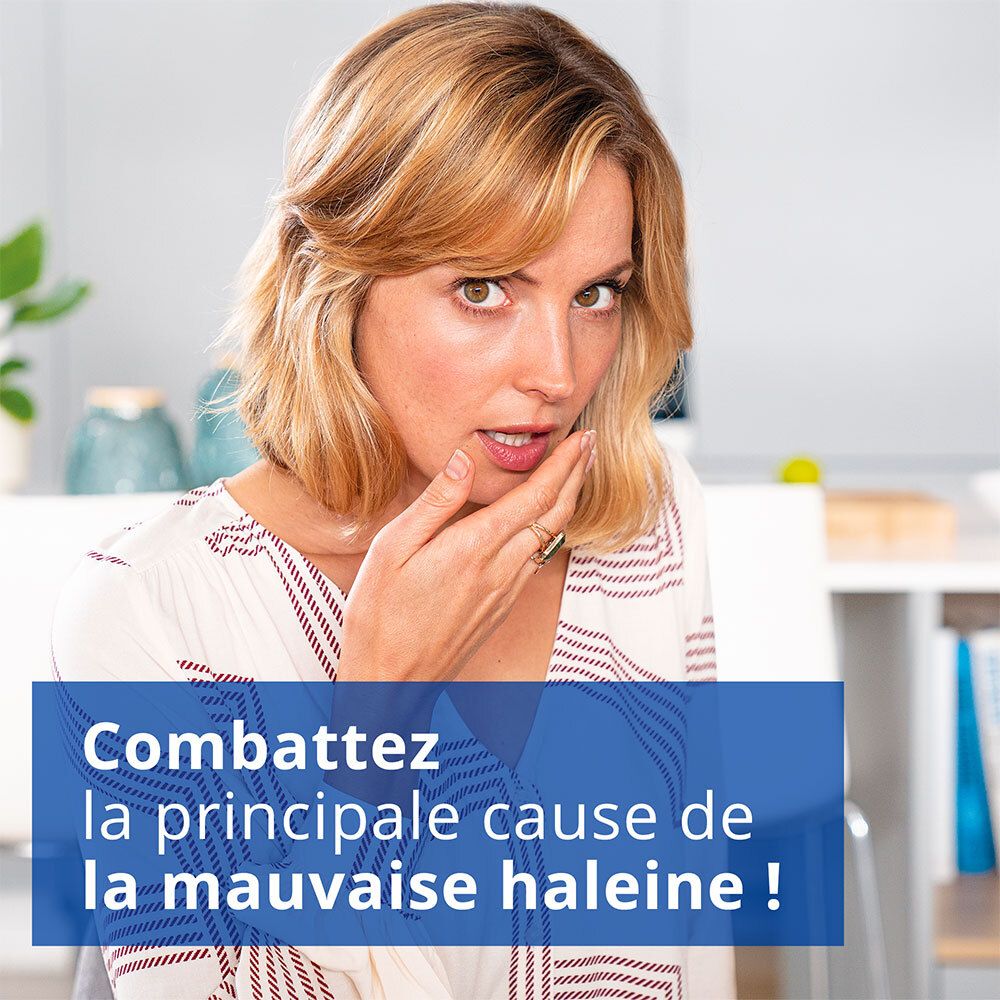 CB12 - Bain de bouche - Lutte contre la mauvaise haleine pendant 12 heures - Sans alcool - Arôme menthe - 250 ml