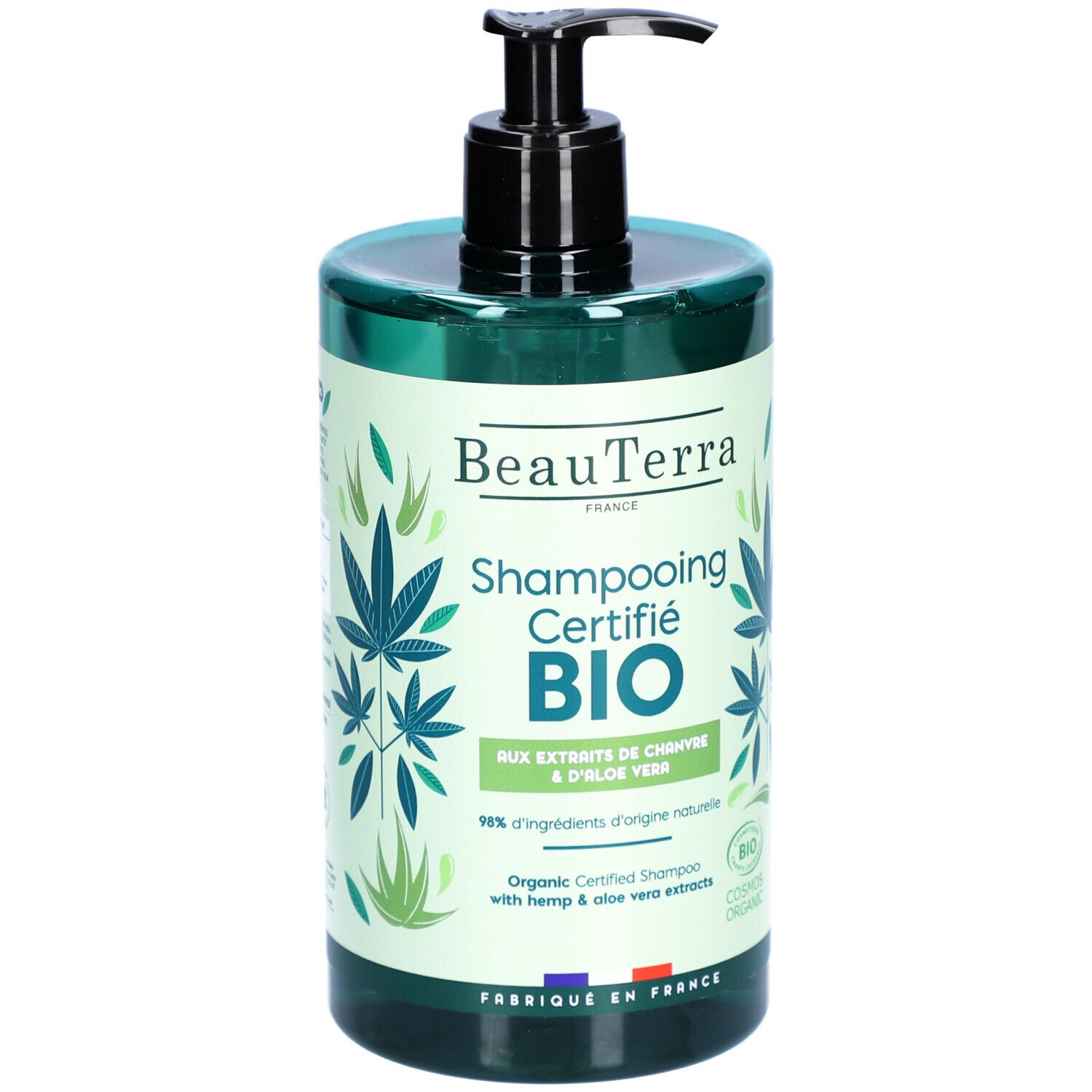 BeauTerra Shampoo mit Bio-Zertifikat - Hanf und Aloe Vera 750 ml - Redcare  Apotheke