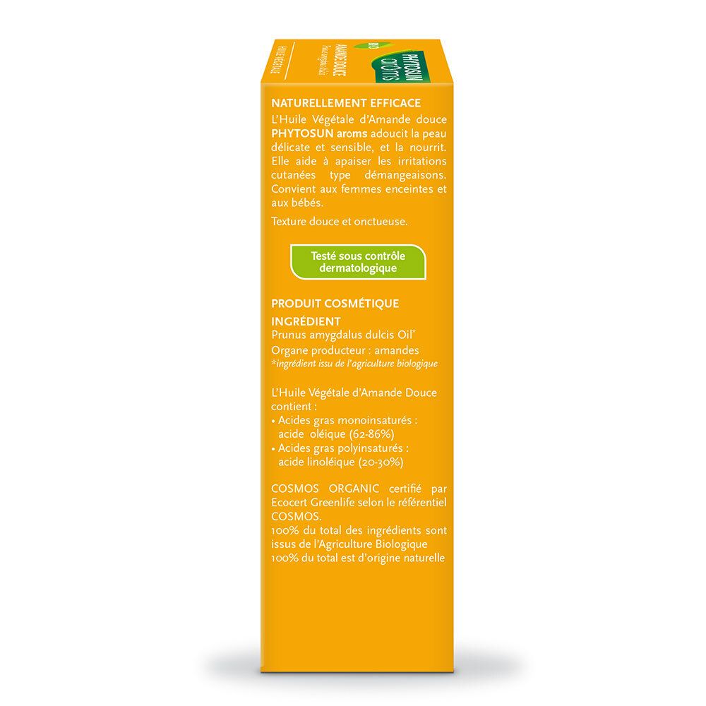 Phytosun Arôms Huile Amande Douce Bio 50ml