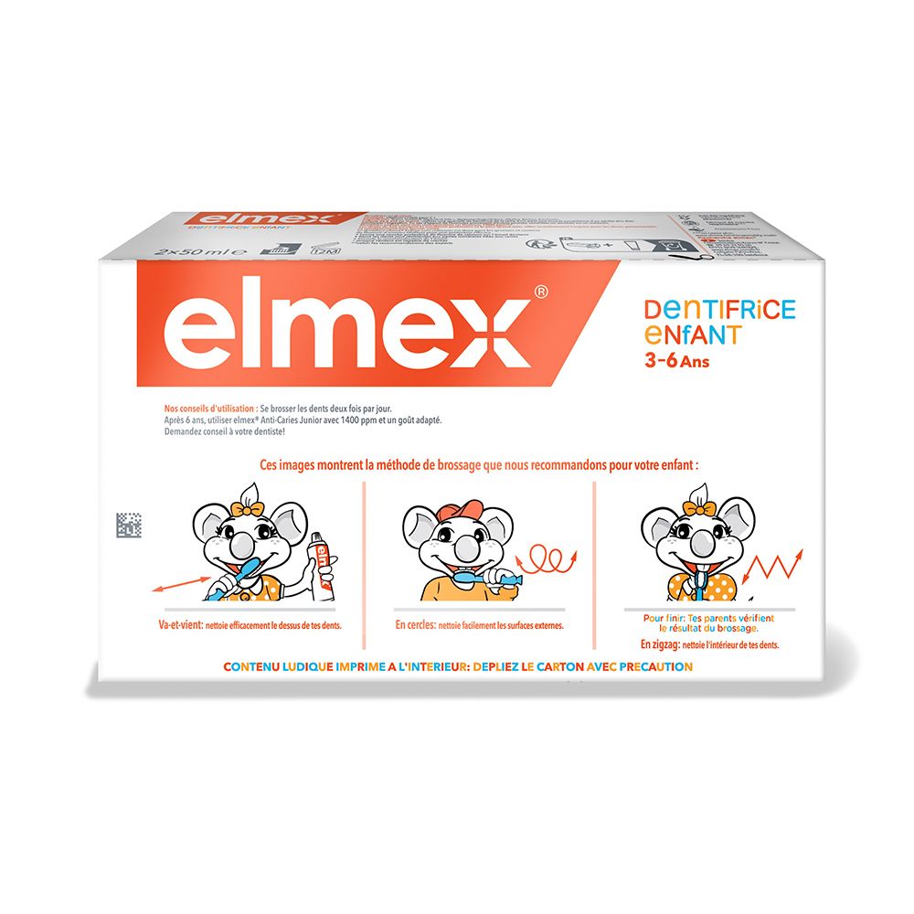 elmex® Dentifrice Enfant 3 - 6 ans