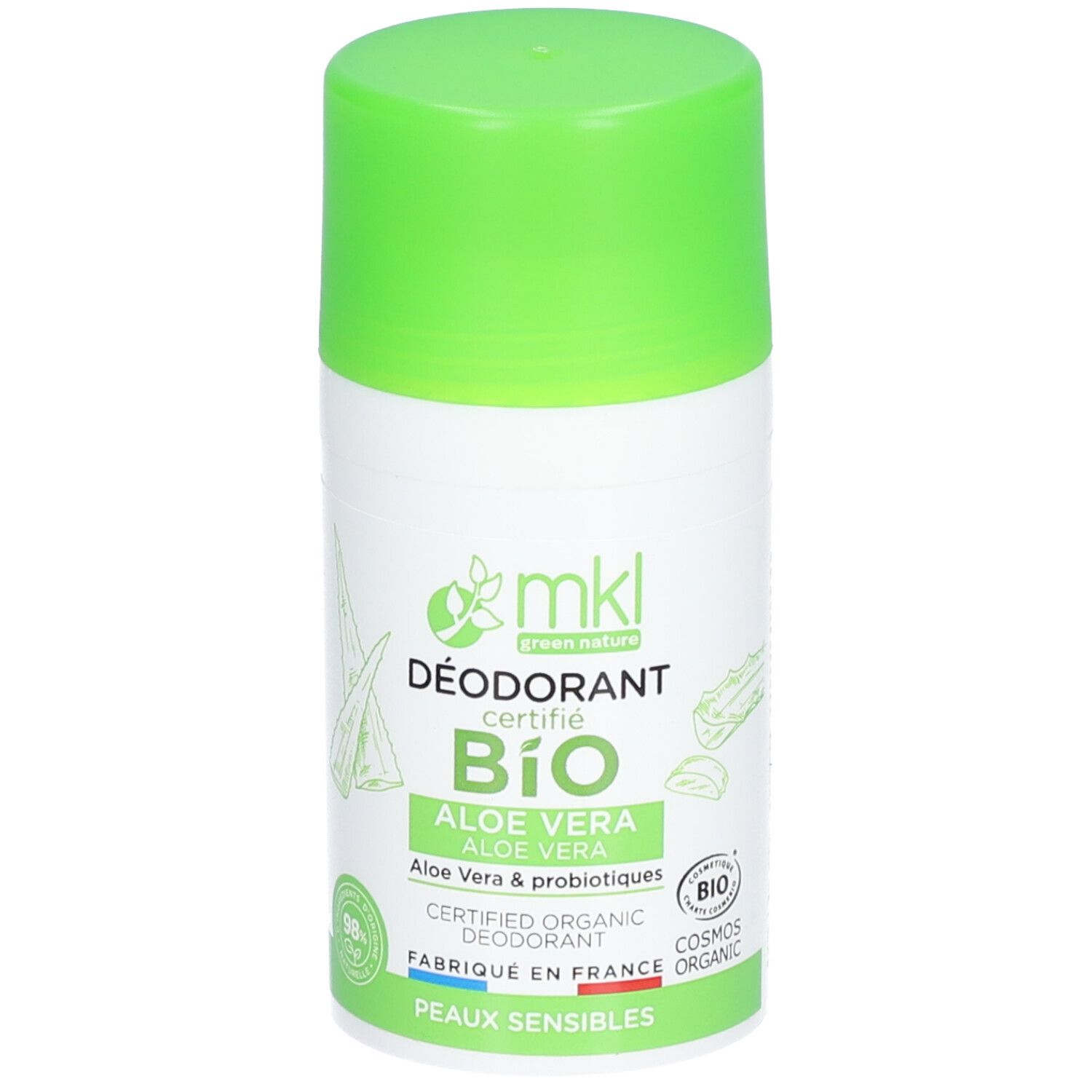 mkl ZERTIFIZIERTES BIO-DEODORANT - ALOE VERA