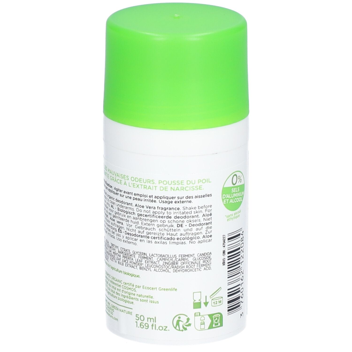 mkl ZERTIFIZIERTES BIO-DEODORANT - ALOE VERA