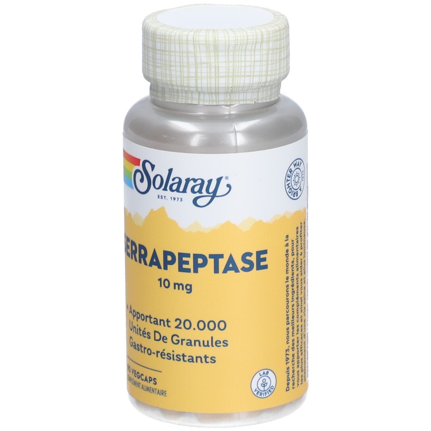 SOLARAY SERRAPEPTASE 10MG GELUL 90