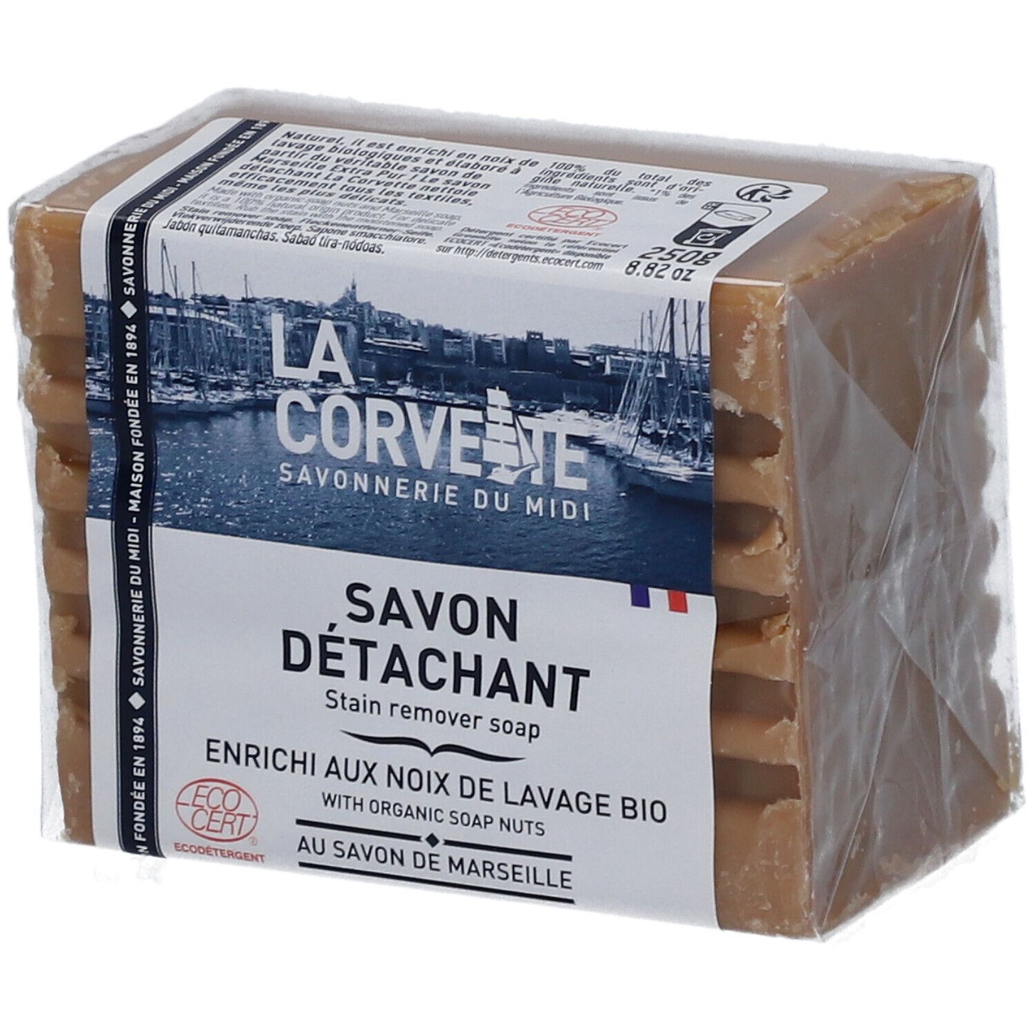 LA CORVETTE Fleckenseife mit Marseiller Seife