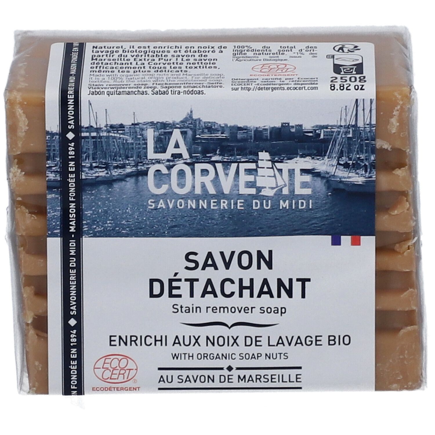 LA CORVETTE Fleckenseife mit Marseiller Seife