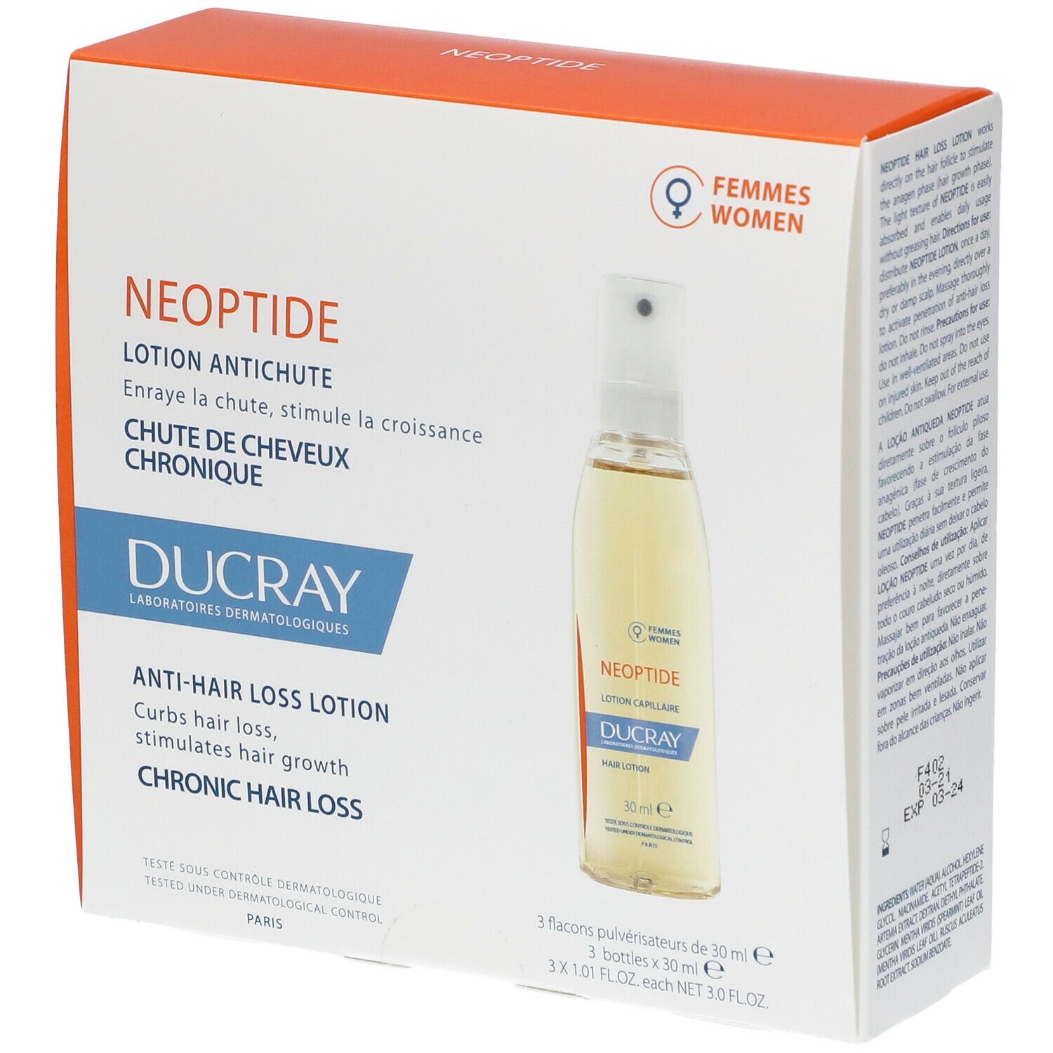 DUCRAY Neoptide Anti-Haarausfall-Lotion für Frauen