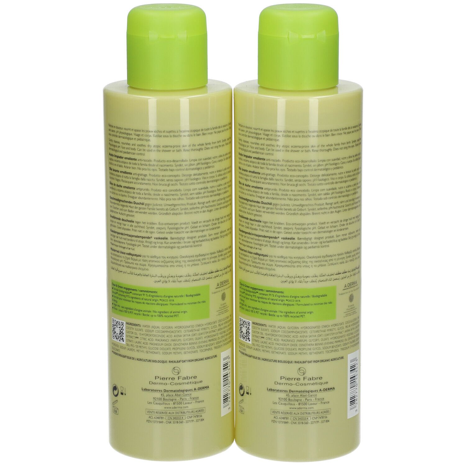 A-DERMA EXOMEGA CONTROL Weichmachendes Reinigungsöl