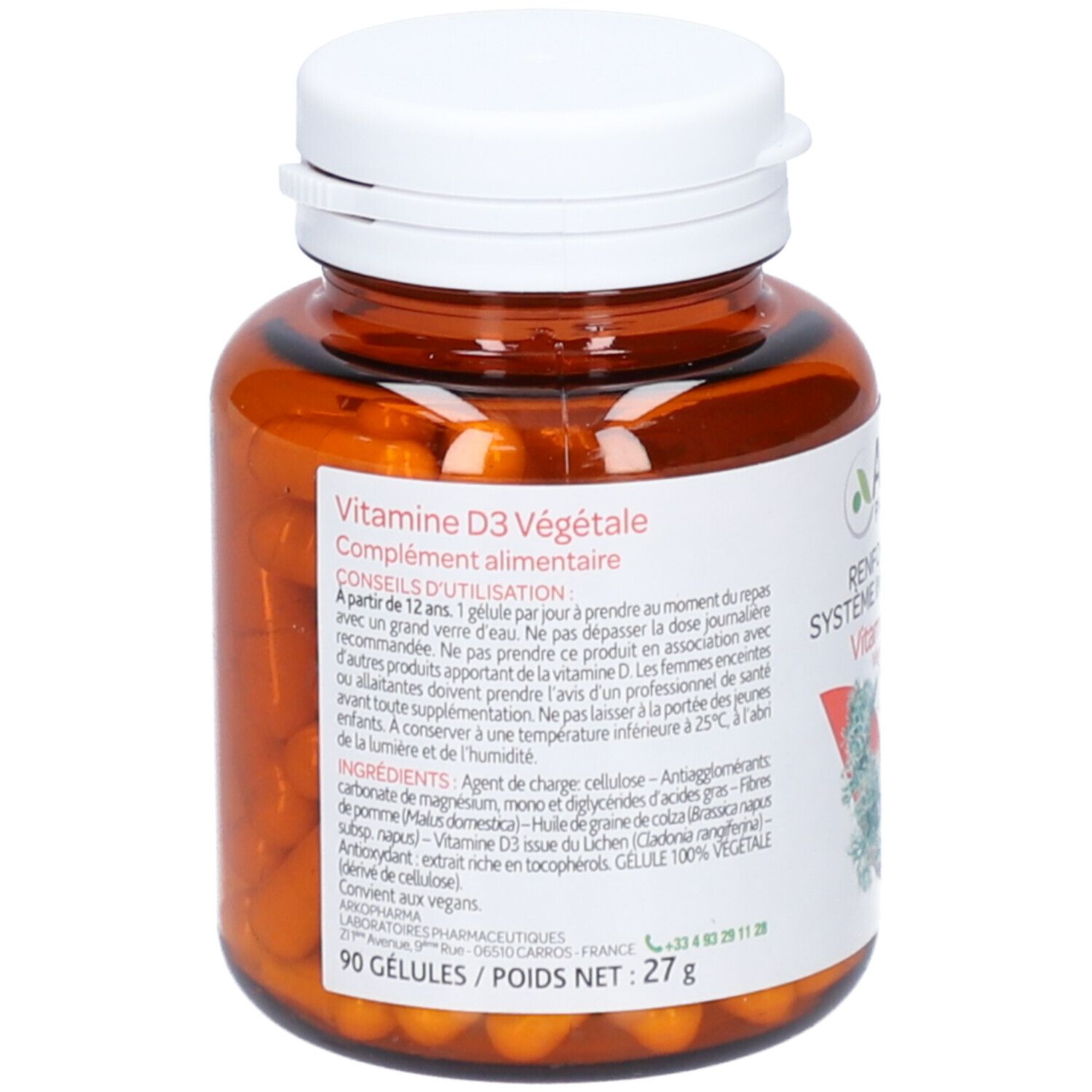 Arkopharma Arkogélules® Pflanzliches Vitamin D3