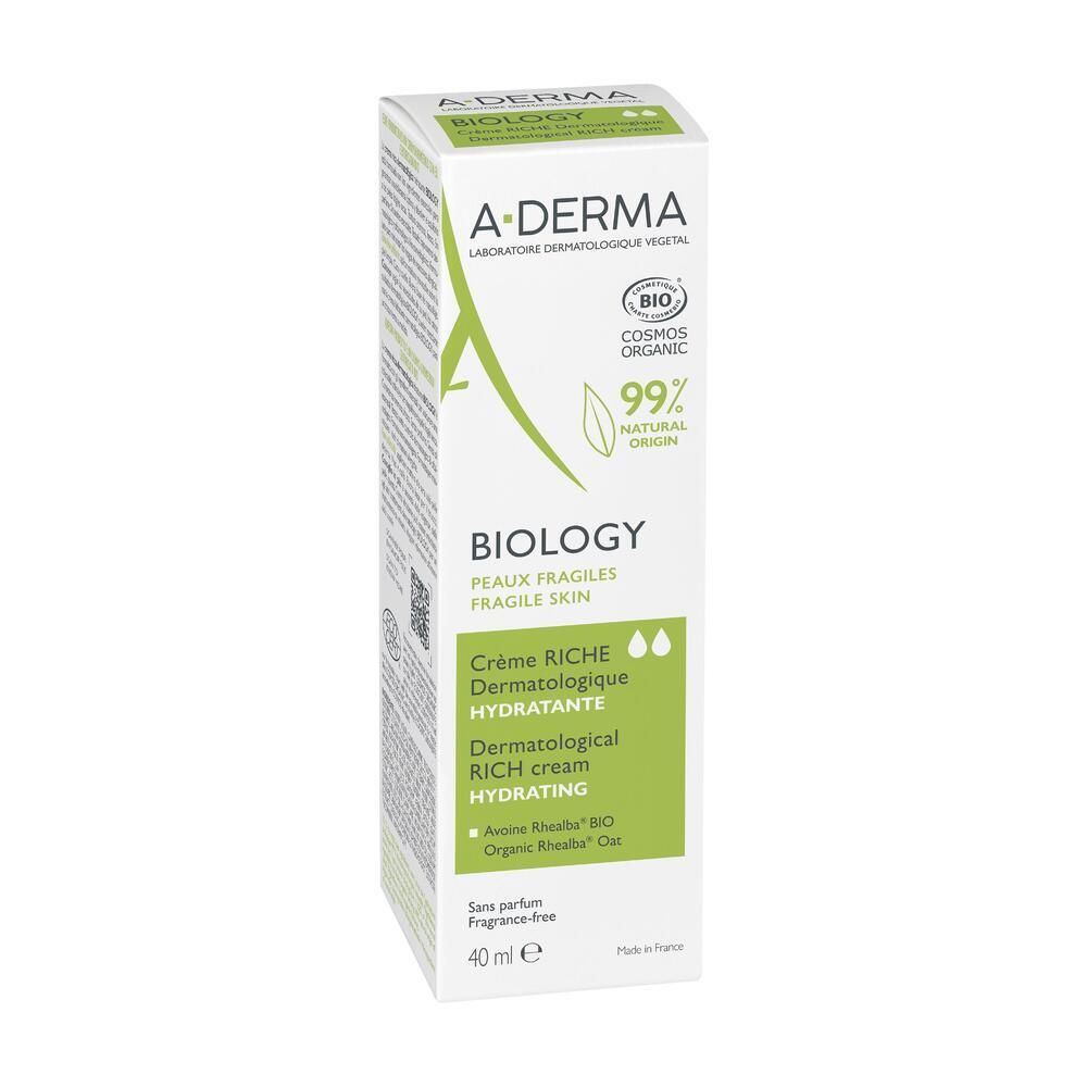 A-DERMA BIOLOGY Crème riche dermatologique hydratante