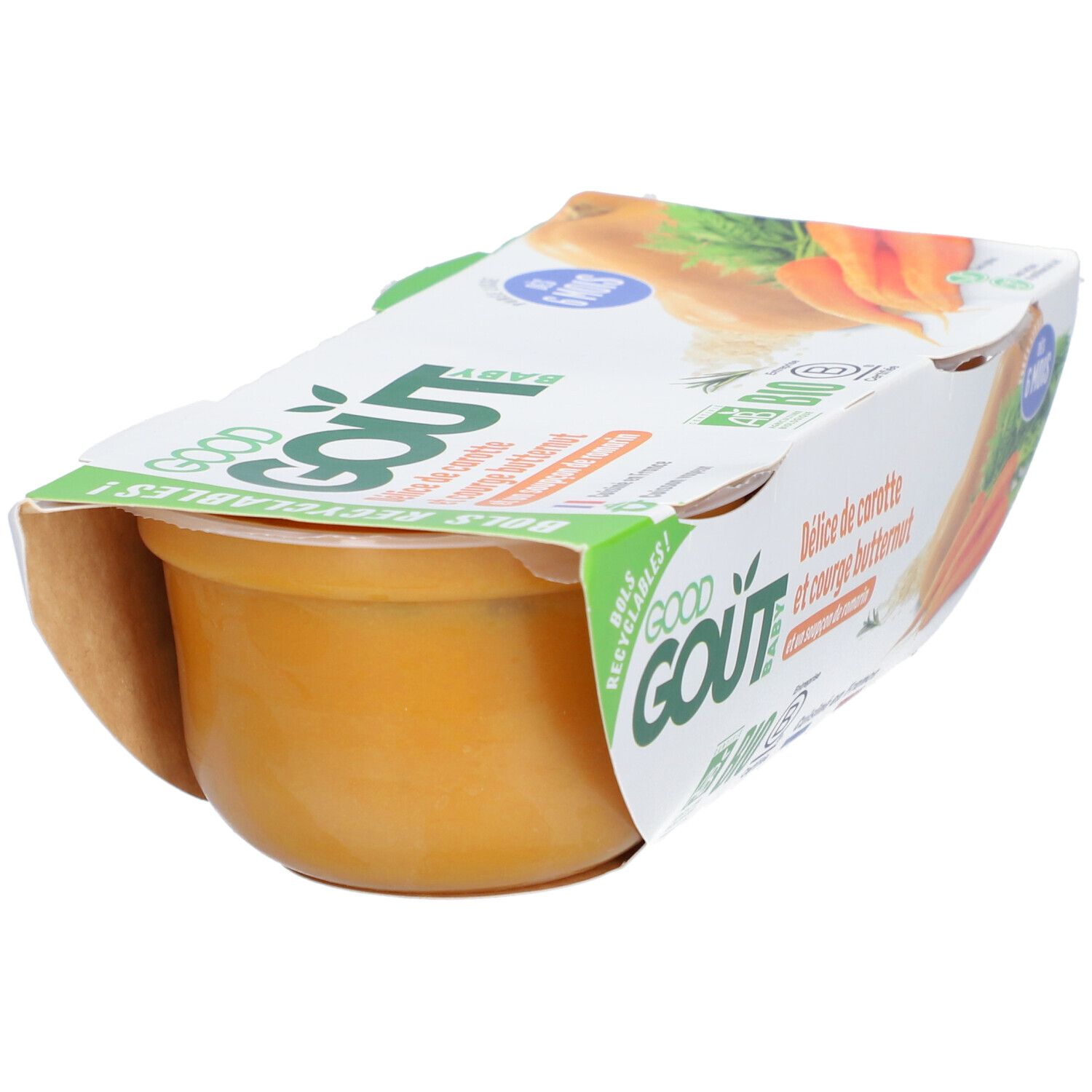 Good Goût Karotten- und Butternut-Kürbis-Delikatesse Bio