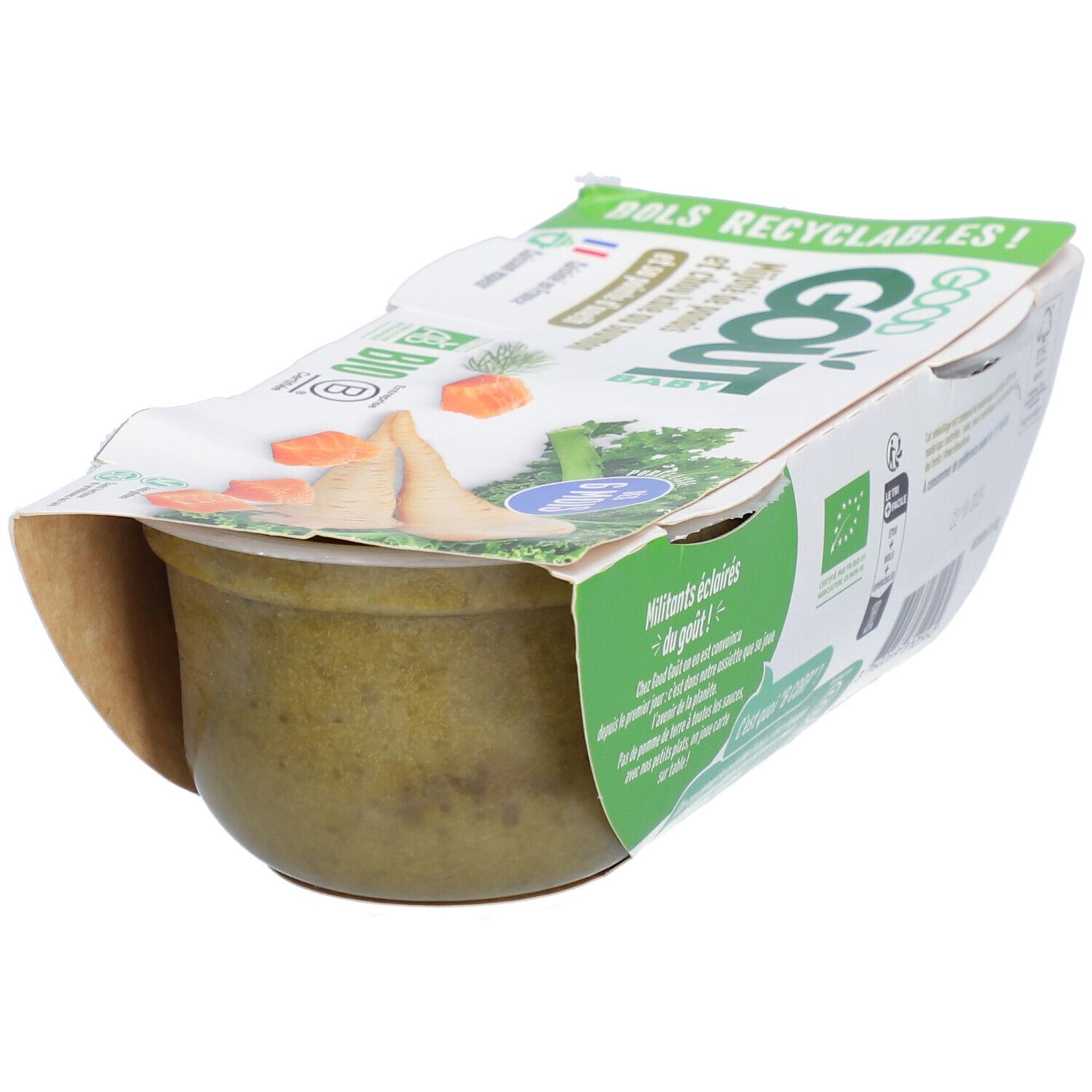 Good Goût Geschmorte Pastinaken Grünkohl und Lachs