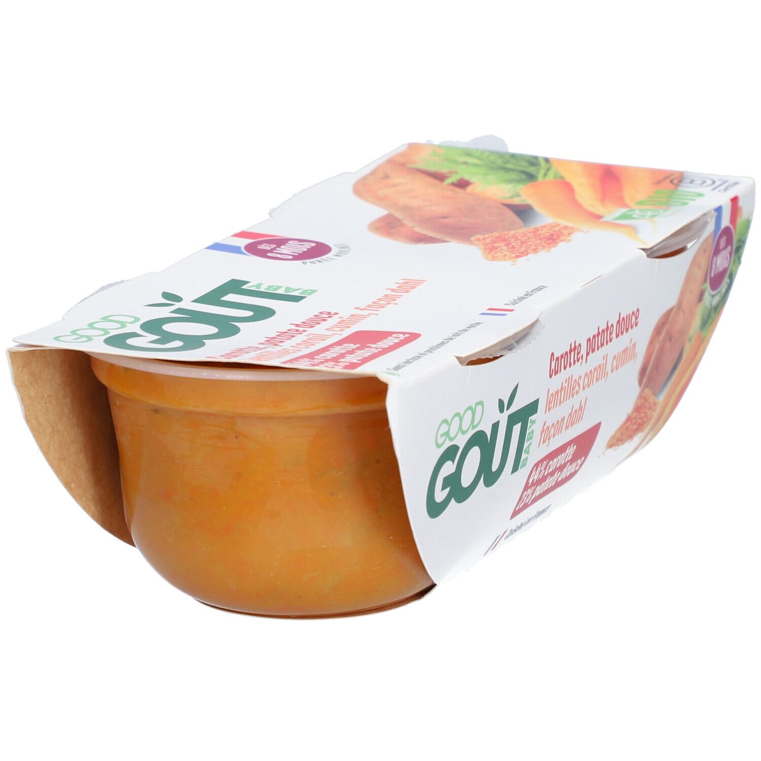 Good Goût Carotte Patate Douce Lentilles Corail Façon Dahl