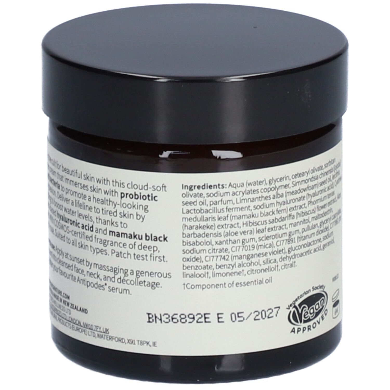 Antipodes Culture Gel Reparierende Nachtcreme mit Probiotika