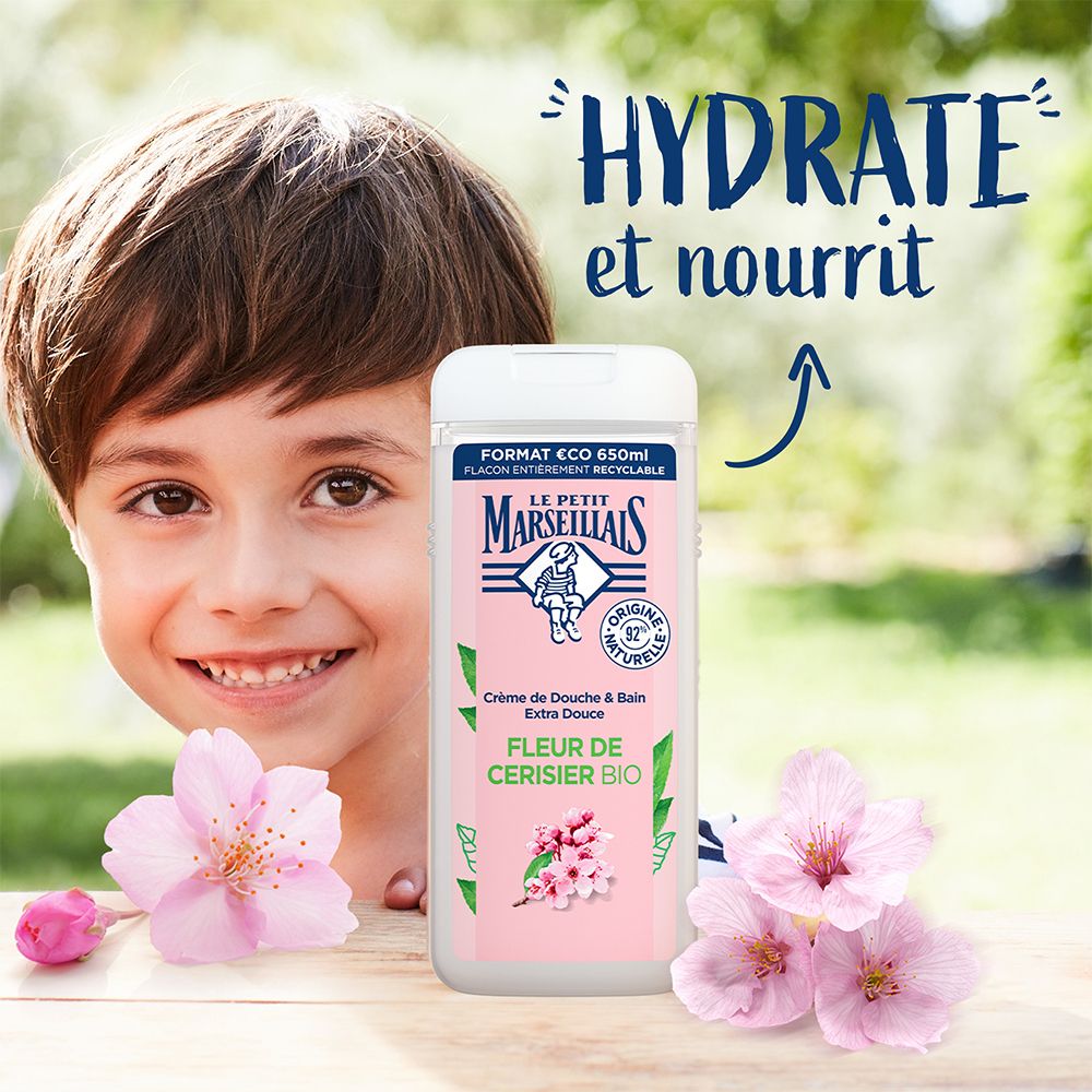 Le Petit Marseillais Douche & Bain Extra Sanft Kirschblüte