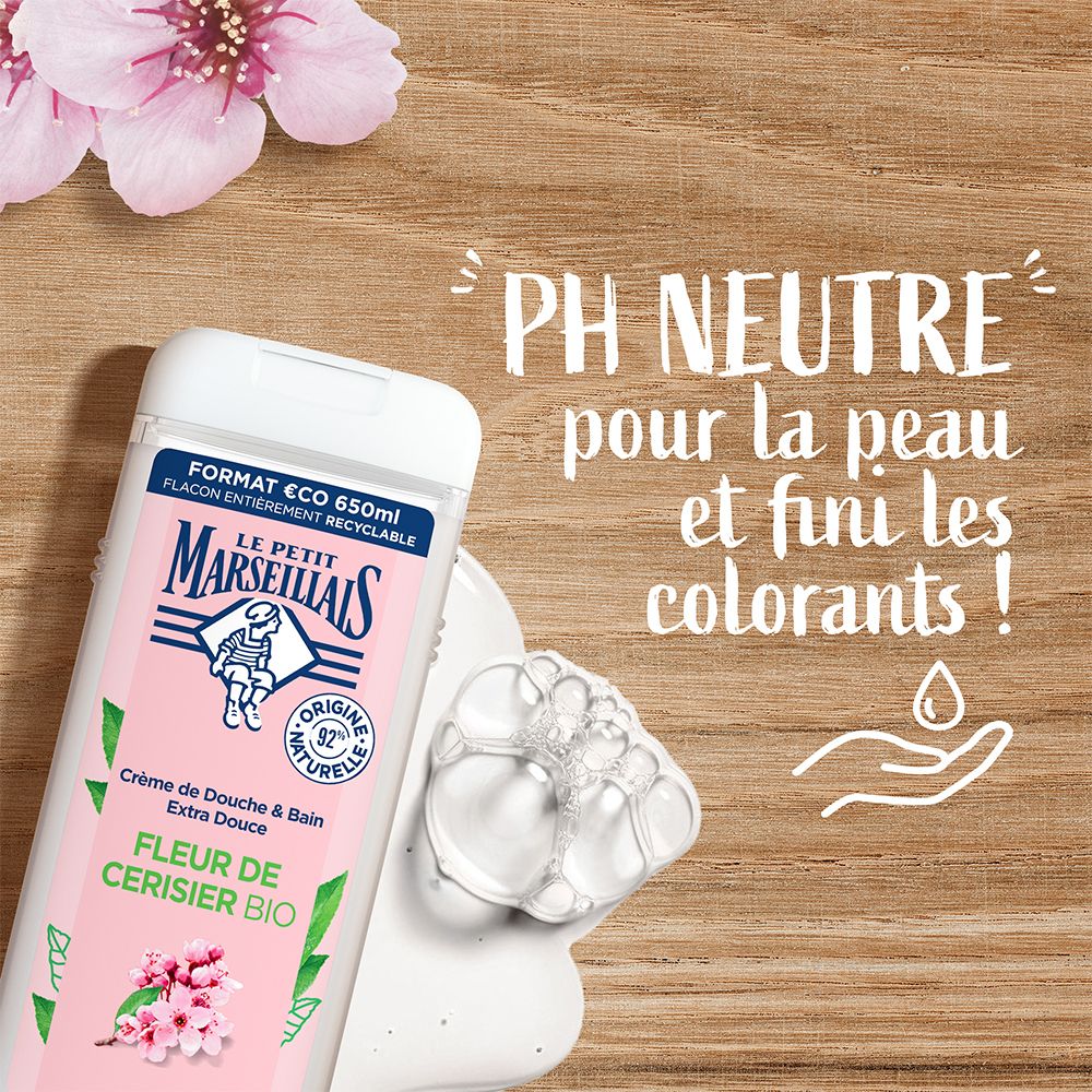 Le Petit Marseillais Douche & Bain Extra Sanft Kirschblüte