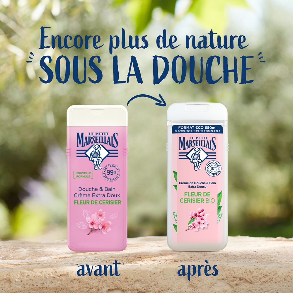 Le Petit Marseillais Douche & Bain Extra Sanft Kirschblüte