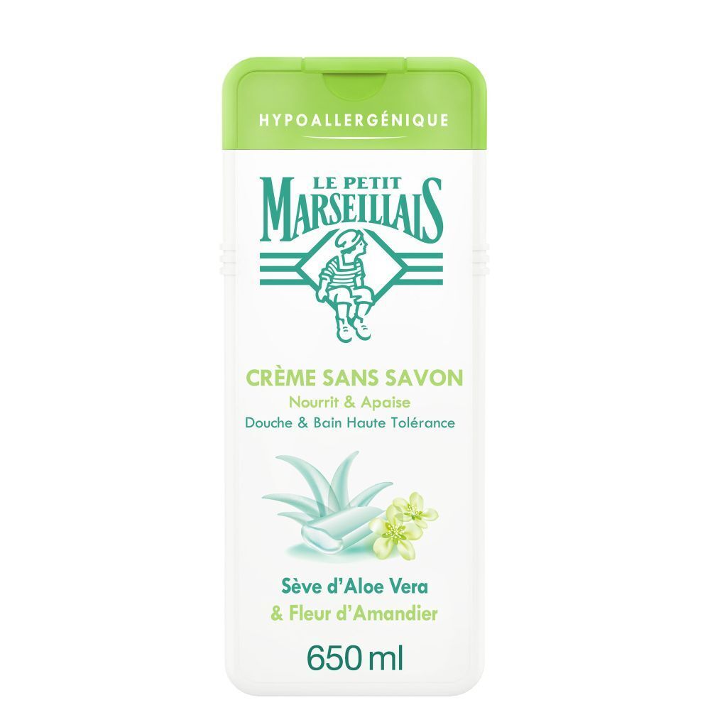 Le Petit Marseillais - Hypoallergene Dusche und Bad - Aloe Vera und Mandelblüte