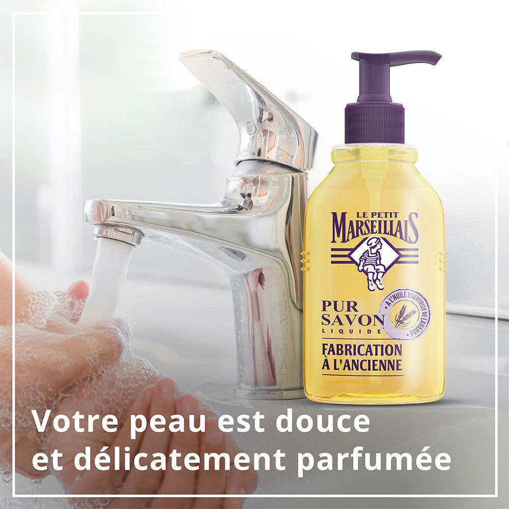 Le Petit Marseillais - Savon Liquide Fabrication à l’Ancienne à l'Huile Essentielle de Lavande - 300 ml