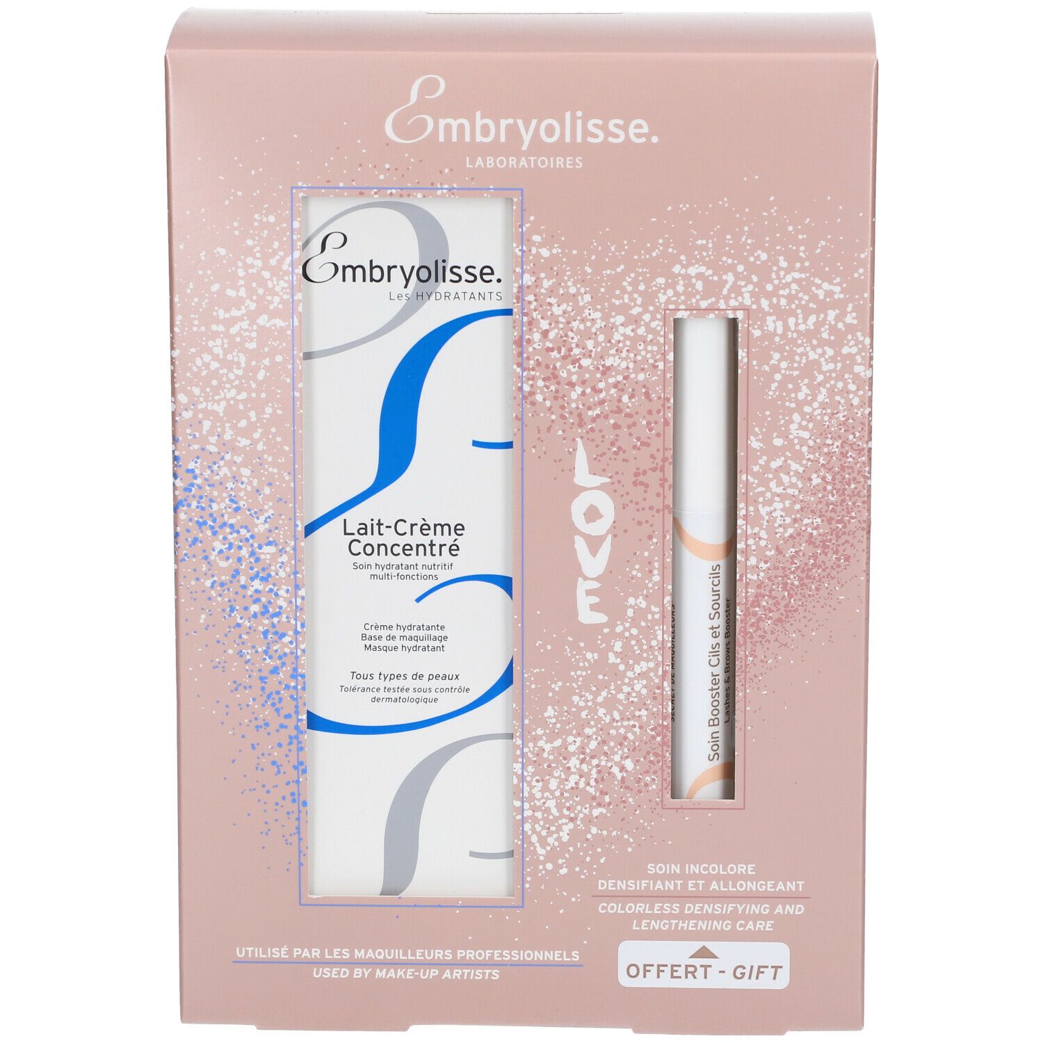 Embryolisse Coffret Lait-Crème + Booster Cils et Sourcils