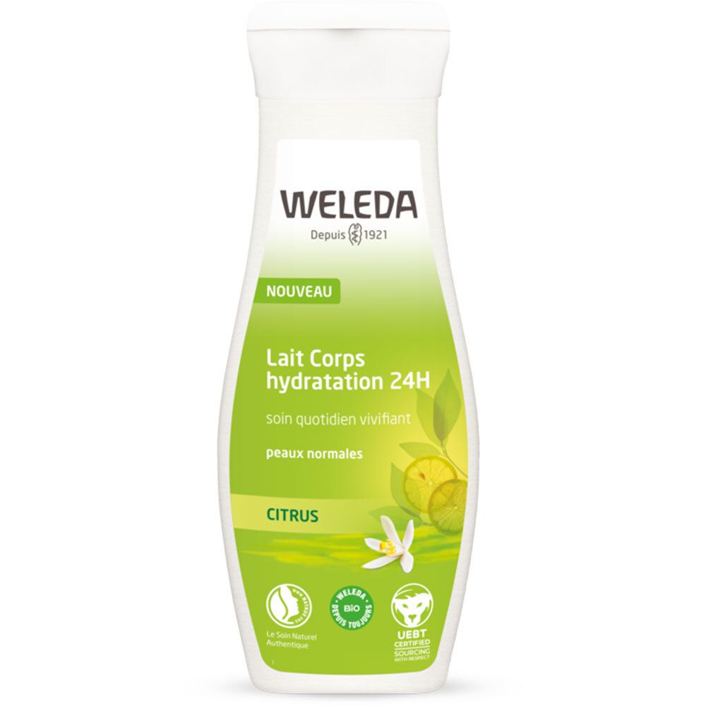 WELEDA Lait Corps Hydratation 24 H Citrus Bio