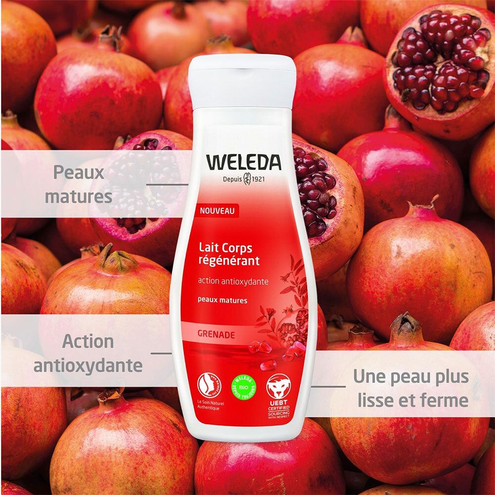 WELEDA Lait Corps Régénérant Grenade Bio