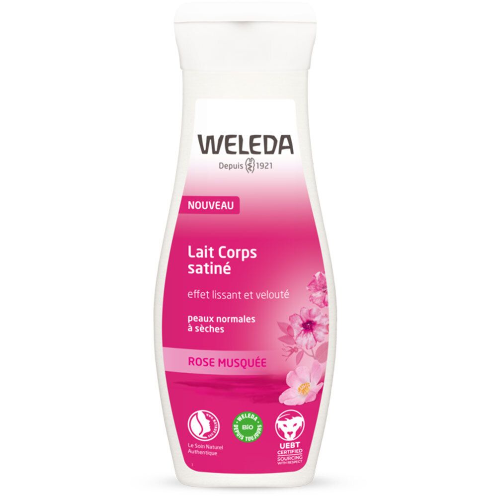 WELEDA Lait Corps Satiné Rose Musquée Bio