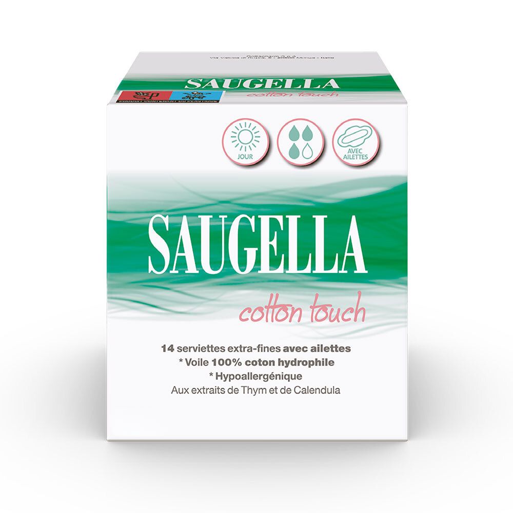 SAUGELLA Cotton Touch Damenbinden Tag
