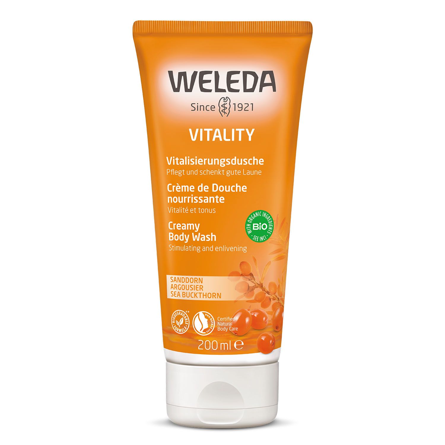 WELEDA Crème de Douche dynamisante à l'Argousier