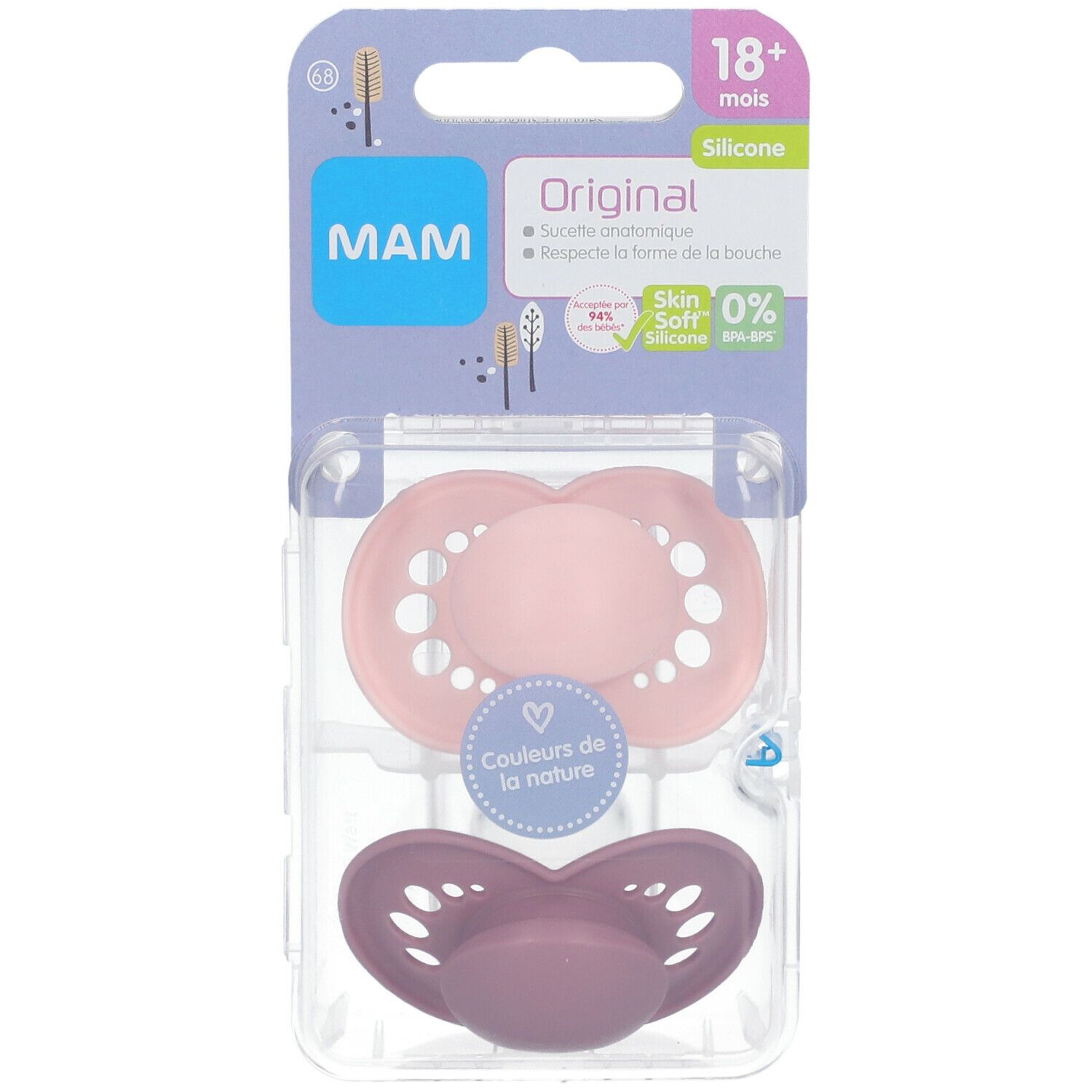 MAM Original 18+ Colors of Nature - Sucette