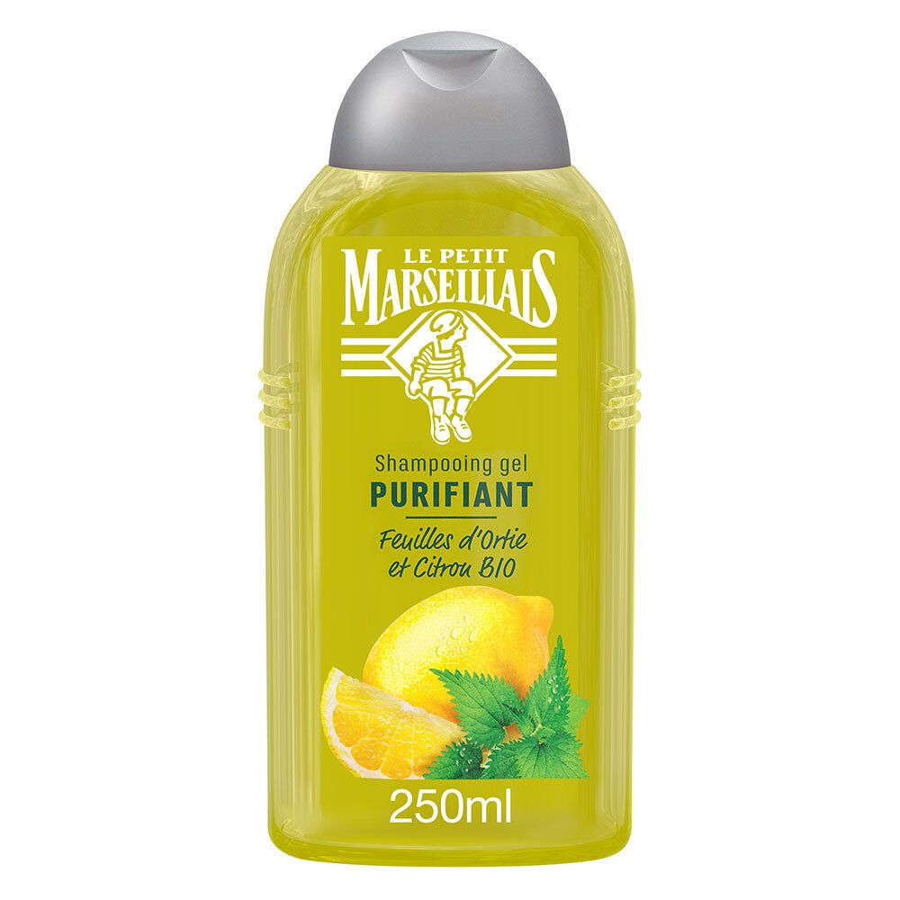 Le Petit Marseillais Shampooing Purifiant - Feuille d'Ortie et Citron Bio