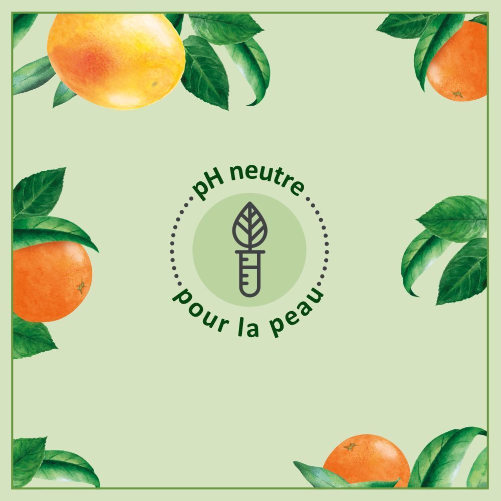 Le Petit Marseillais Berlingot Recharge Gel Douche Bio Energisant - Orange Pamplemousse
