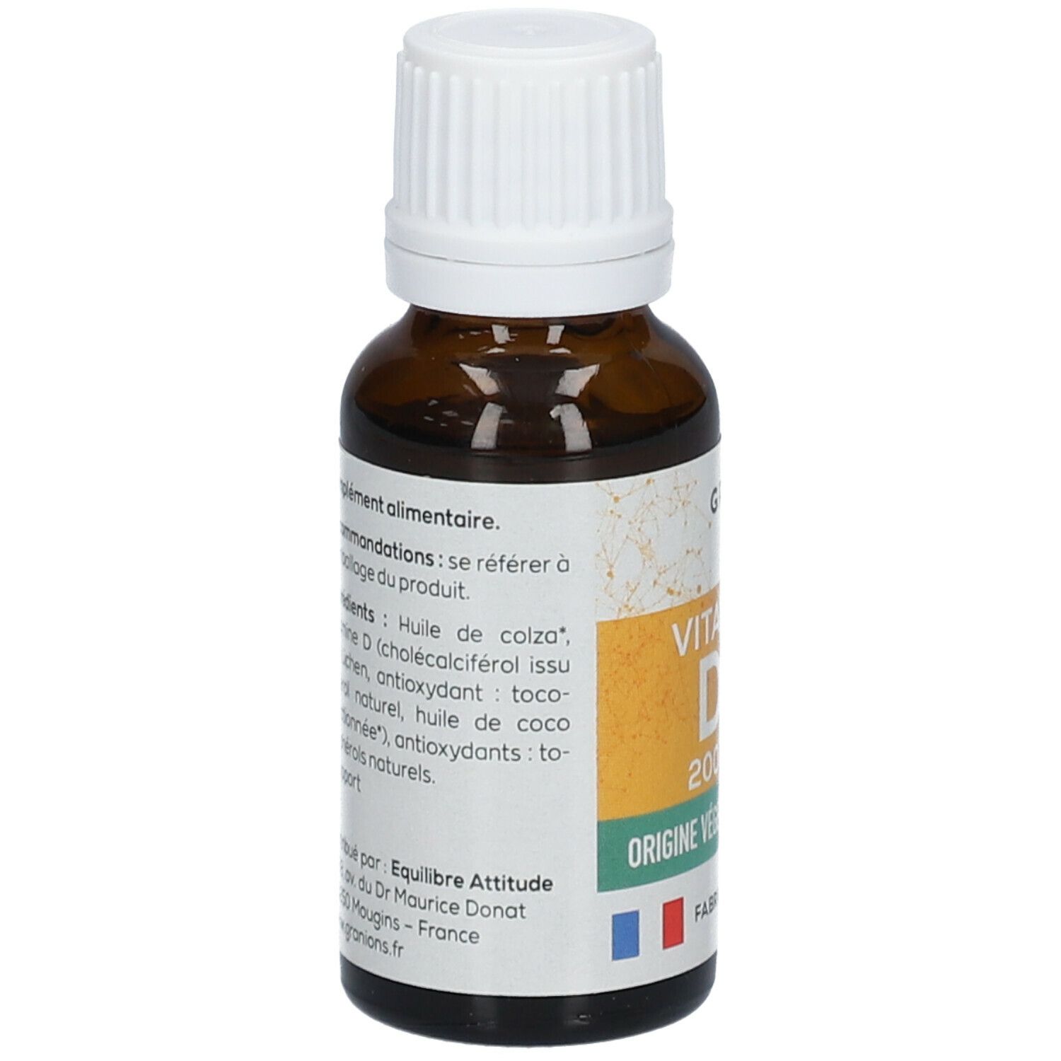 Laboratoire des GRANIONS® Pflanzliches Vitamin D3 200 IE - Tropfen
