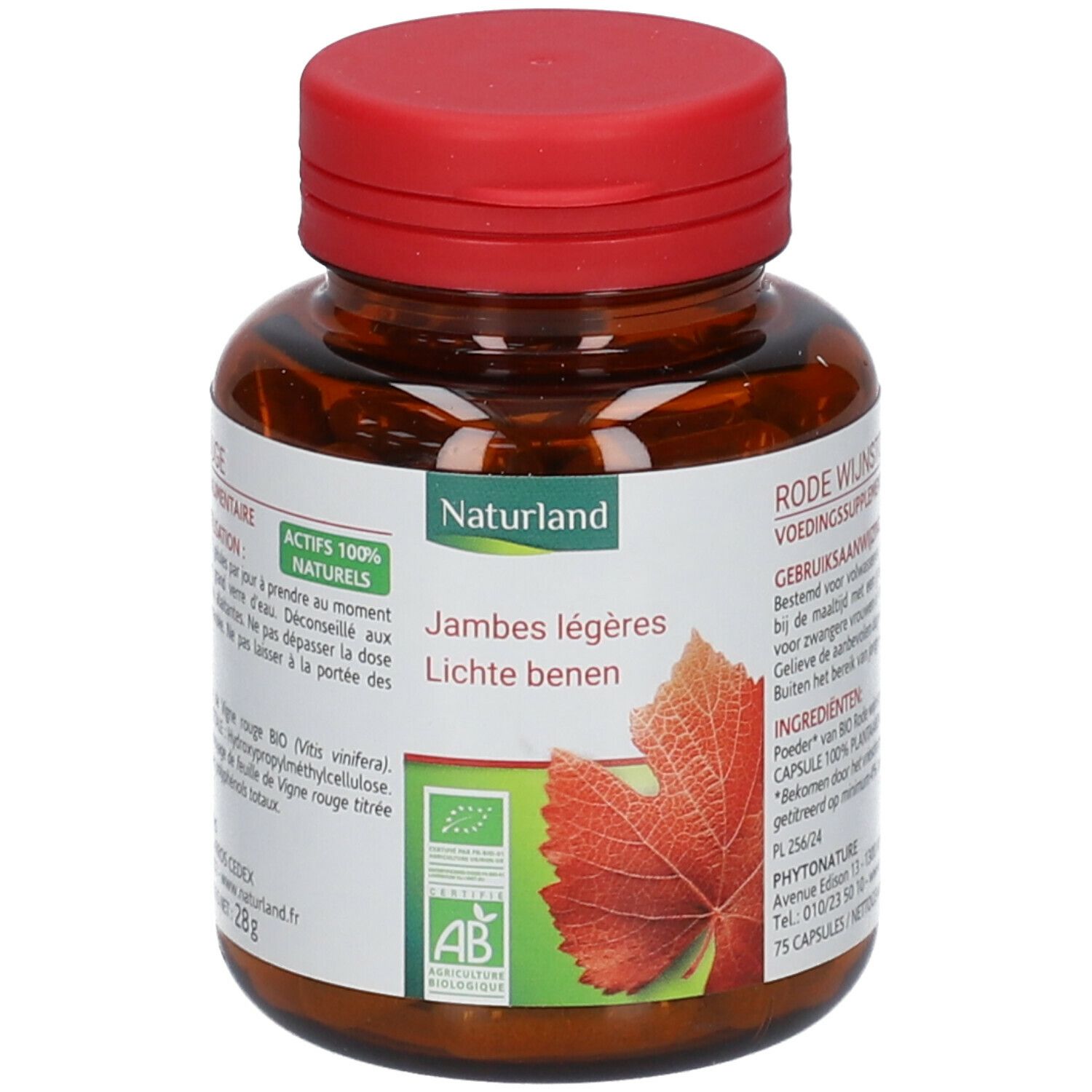 Naturland Rote Weinrebe Bio - Vegikaps