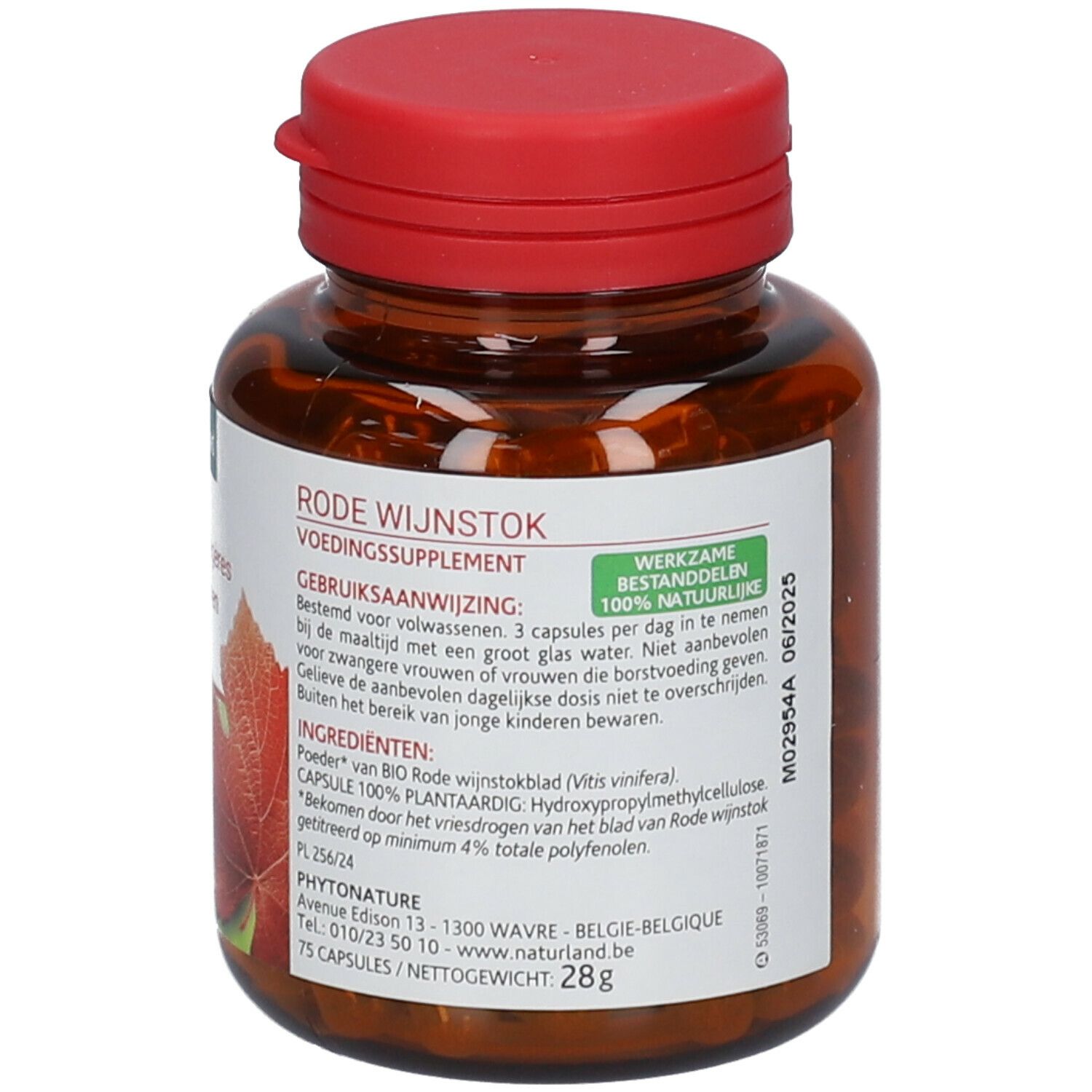 Naturland Rote Weinrebe Bio - Vegikaps