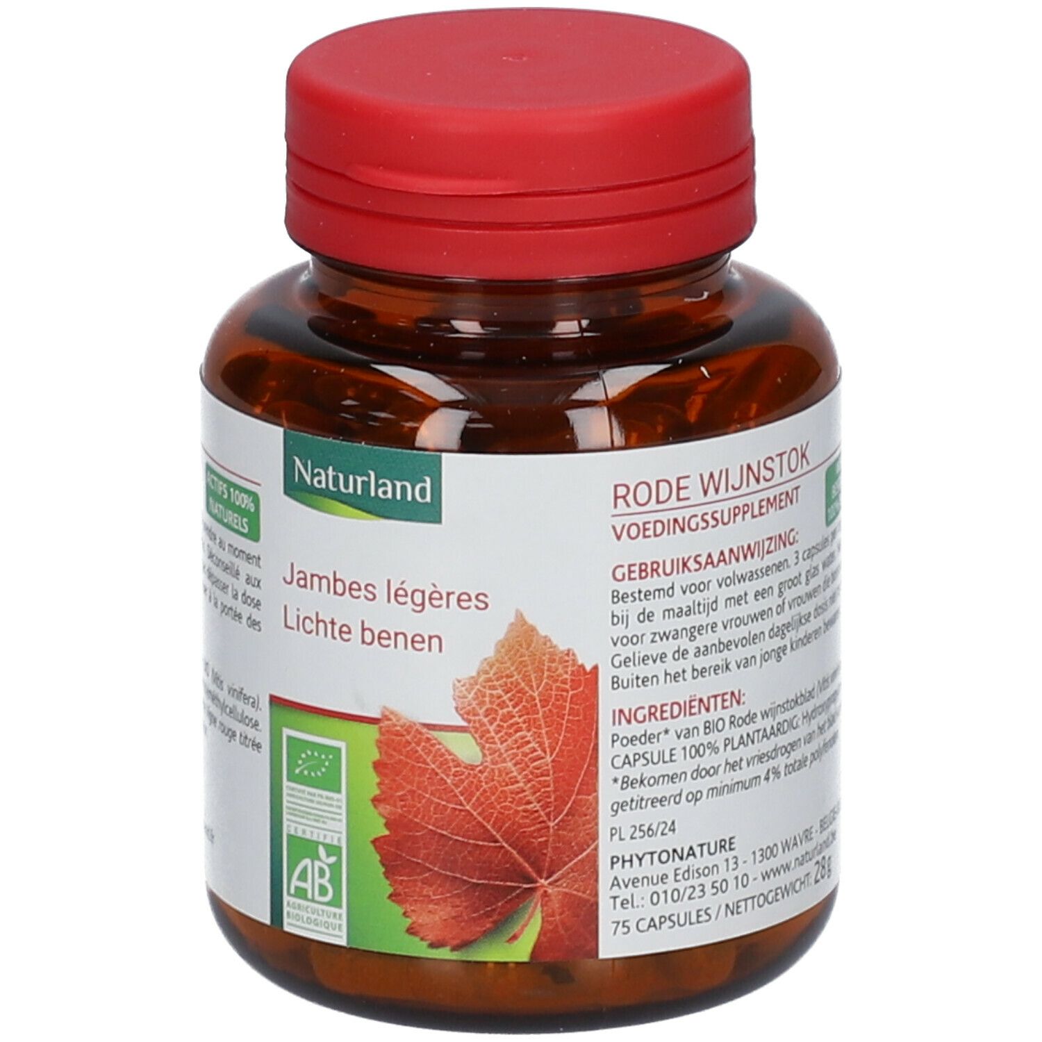 Naturland Rote Weinrebe Bio - Vegikaps