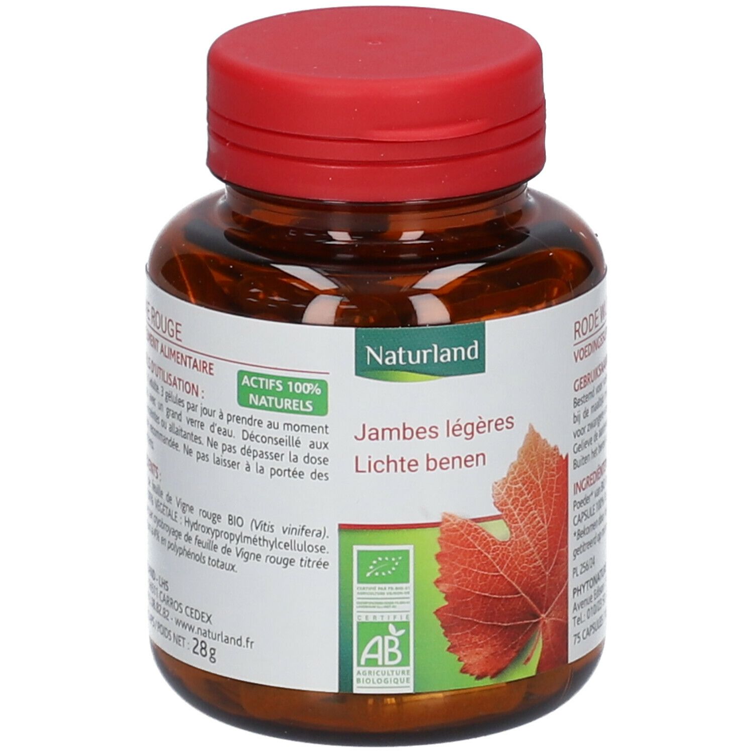 Naturland Rote Weinrebe Bio - Vegikaps
