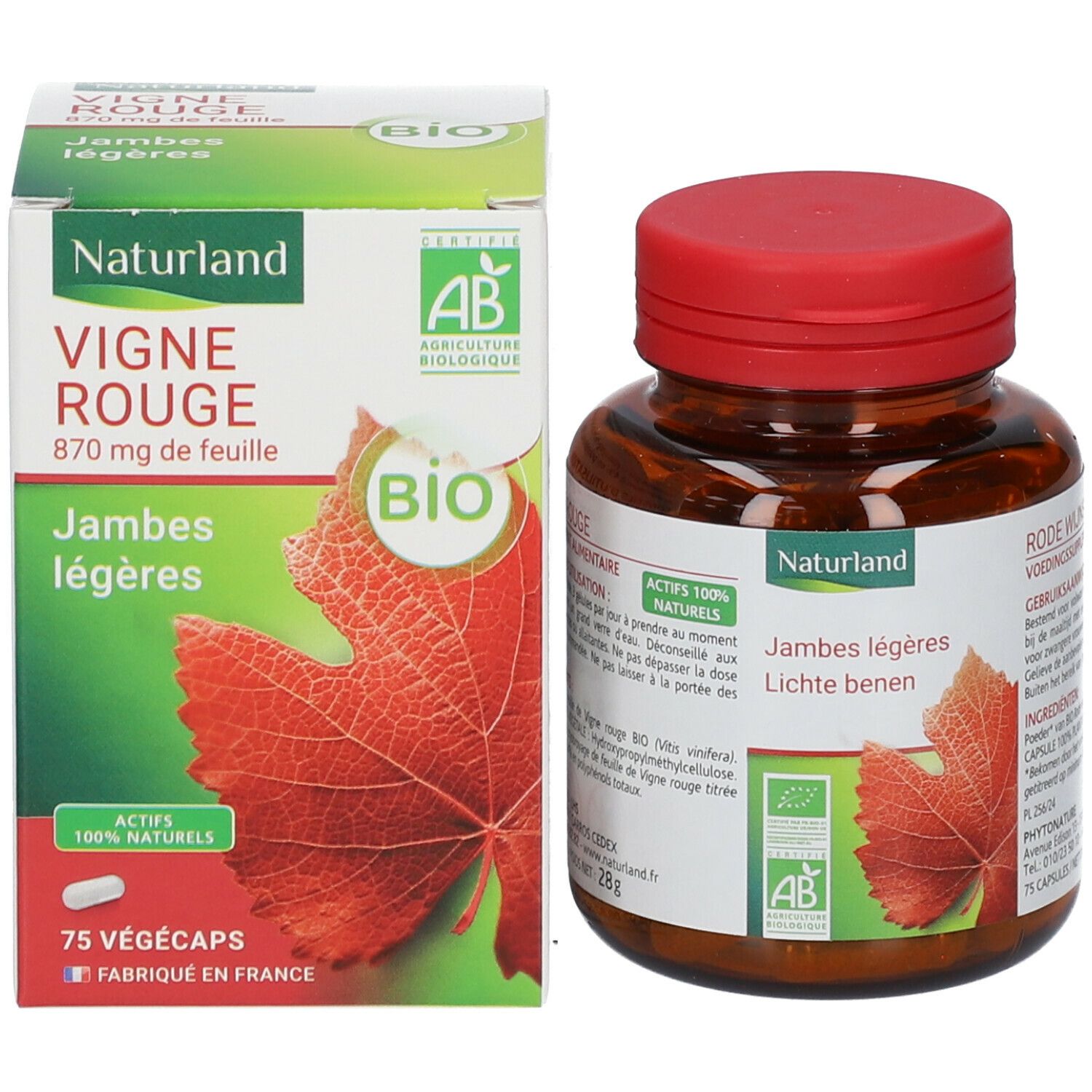 Naturland Rote Weinrebe Bio - Vegikaps
