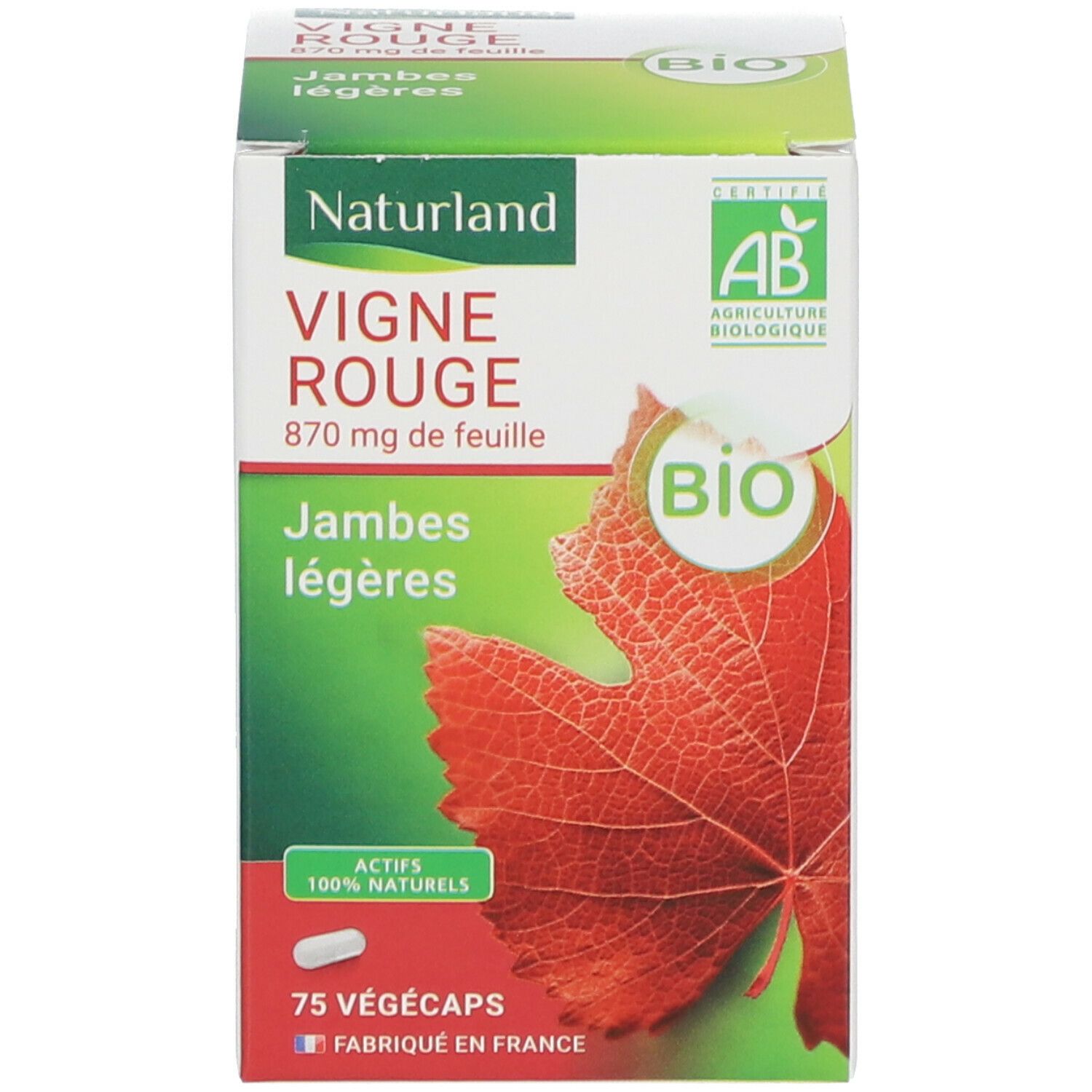 Naturland Rote Weinrebe Bio - Vegikaps
