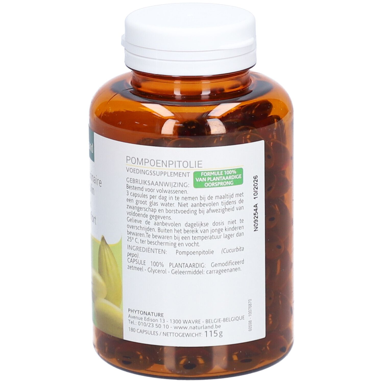Naturland Huile de Pépin de Courge - Capsules