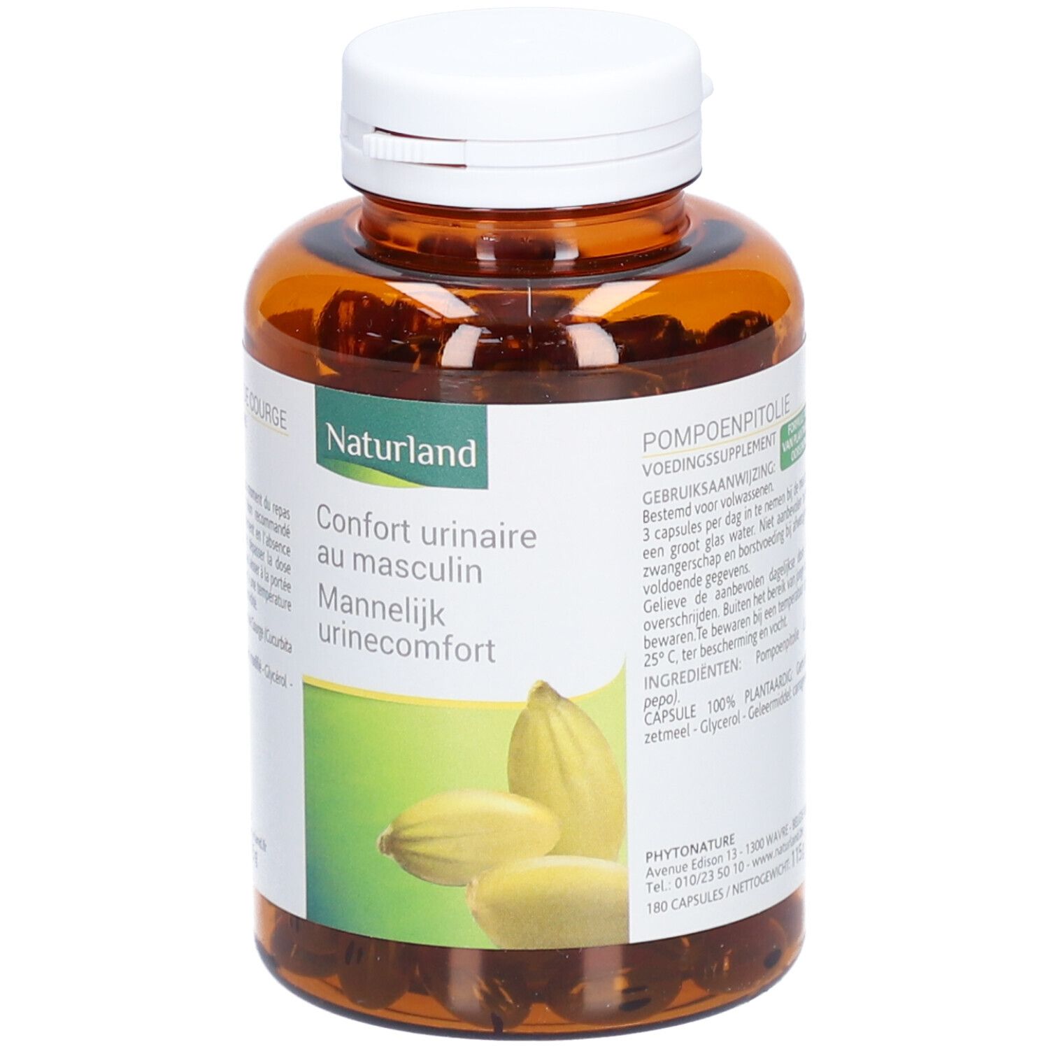 Naturland Huile de Pépin de Courge - Capsules
