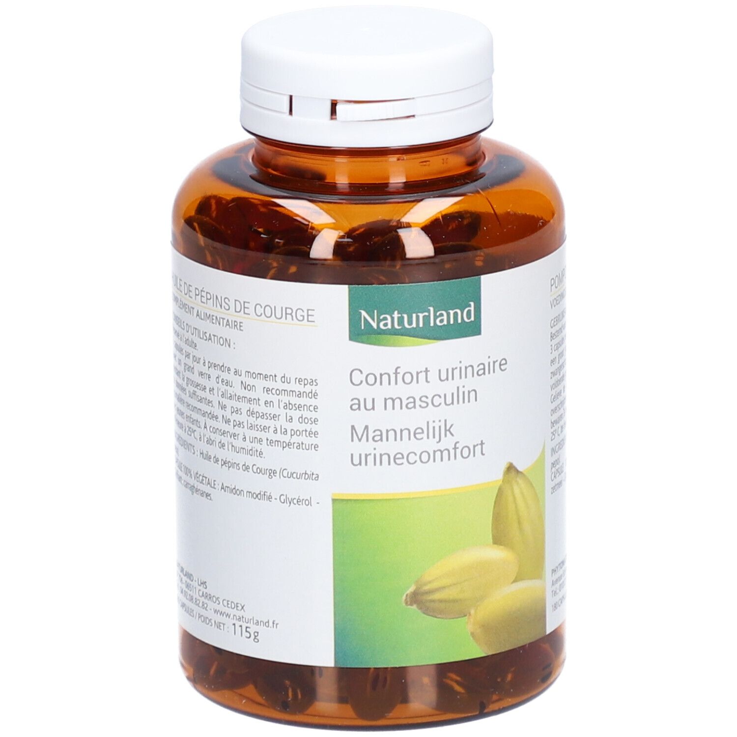 Naturland Huile de Pépin de Courge - Capsules