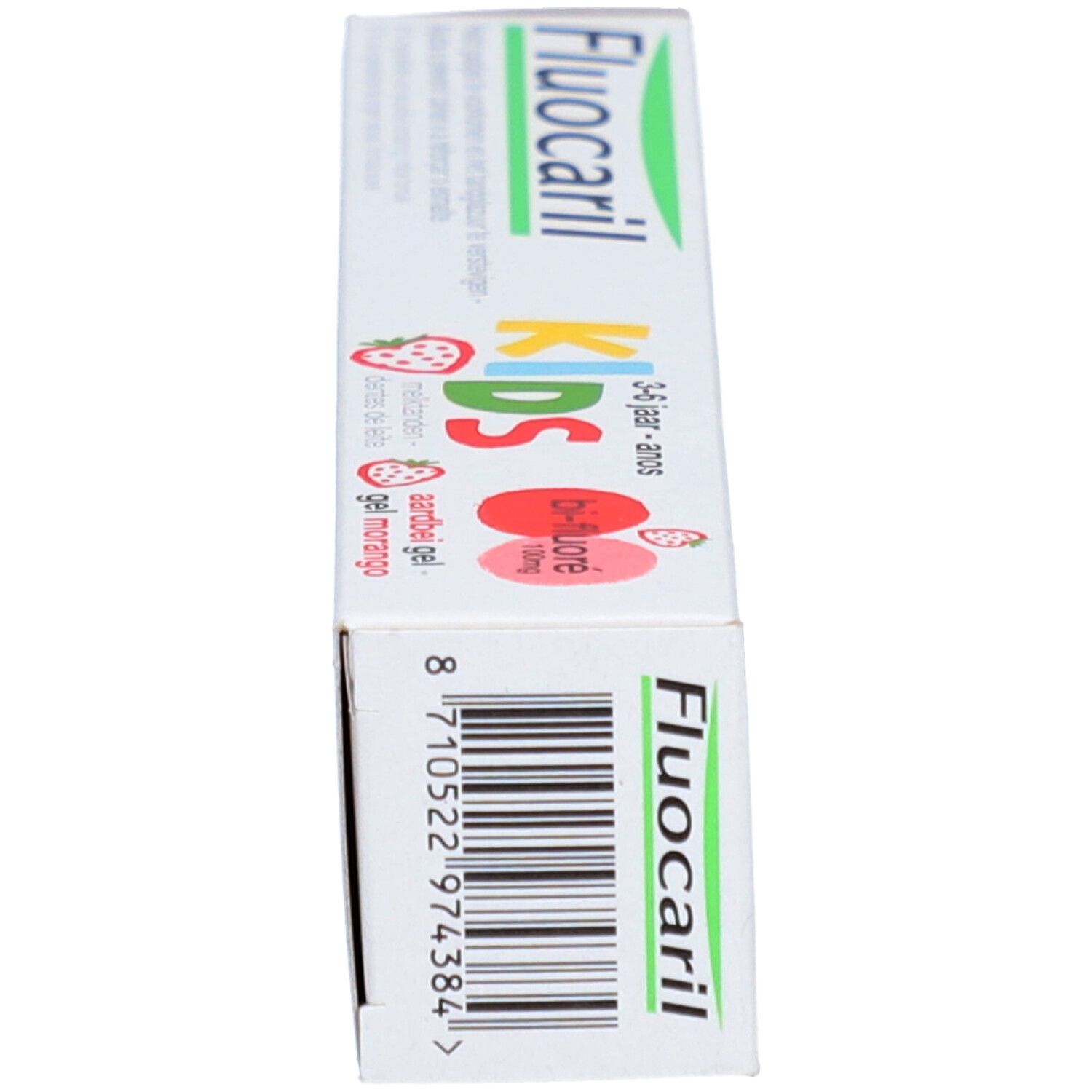 FLUOCARIL Kids 3-6 Jahre - Zwei-Fluor-Zahngel, Erdbeergeschmack