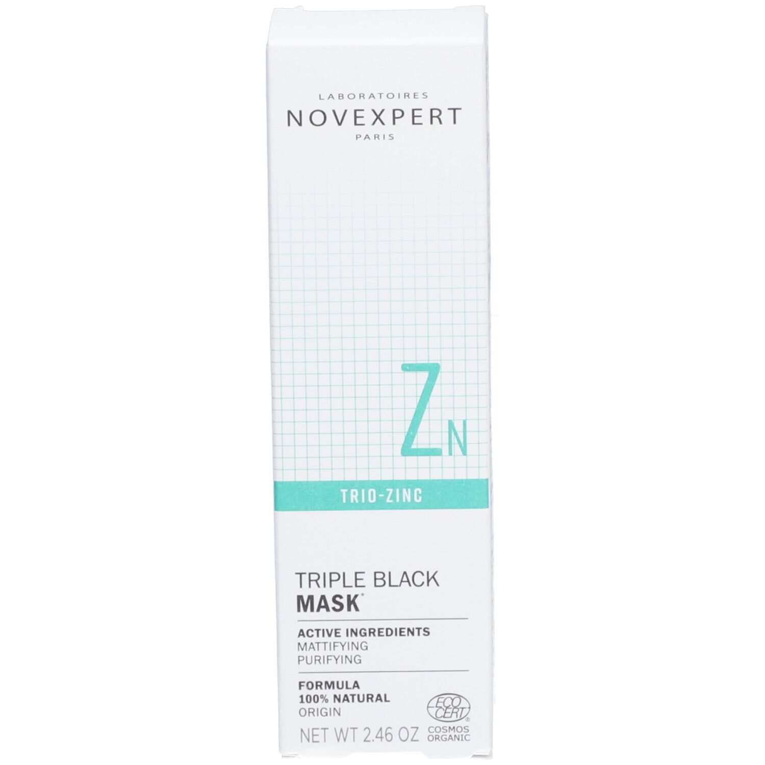 Novexpert Trio-Zink-Maske Dreifach schwarz
